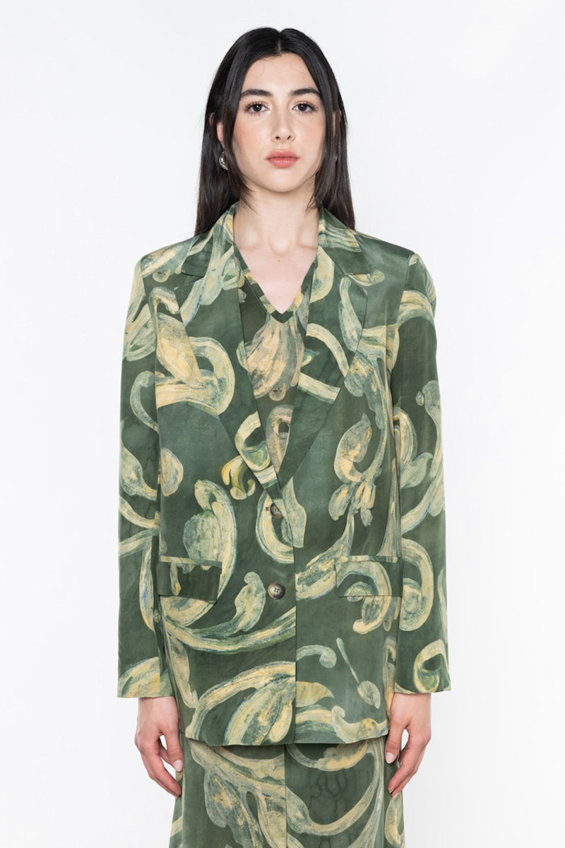 Giacca stampata monopetto Kaos Donna