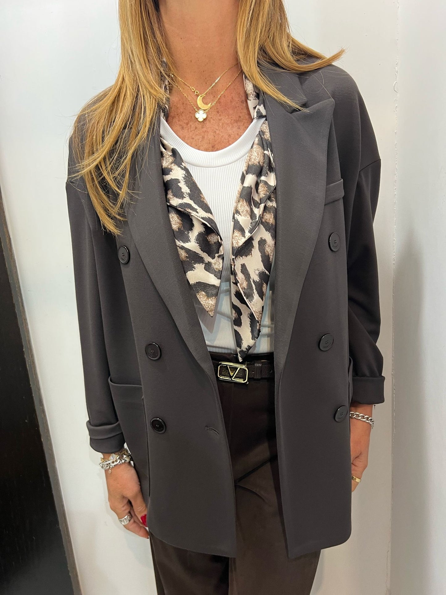 Blazer destrutturato con chiusura doppiopetto Imperial