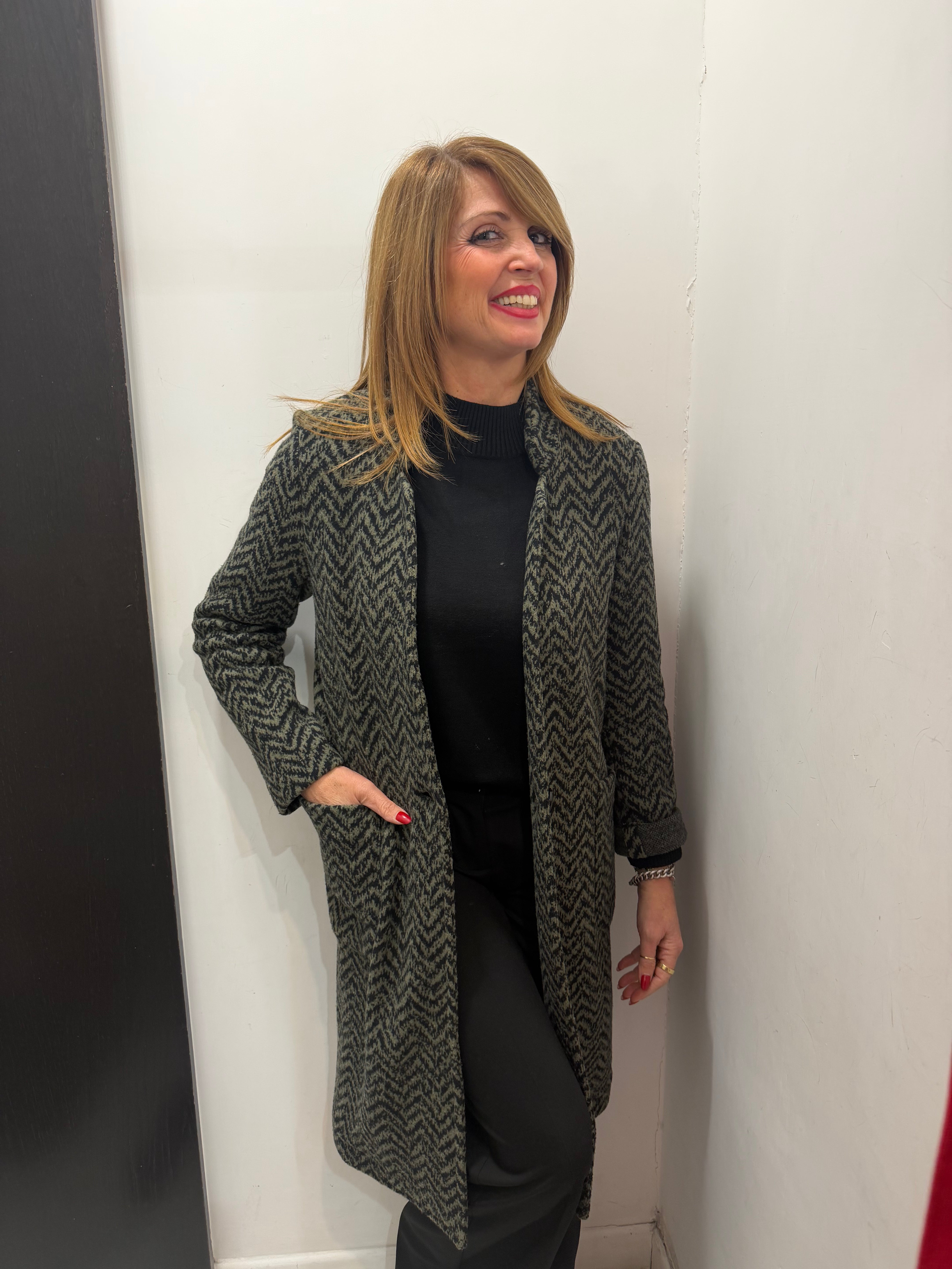 Cappotto spigato Emisphere