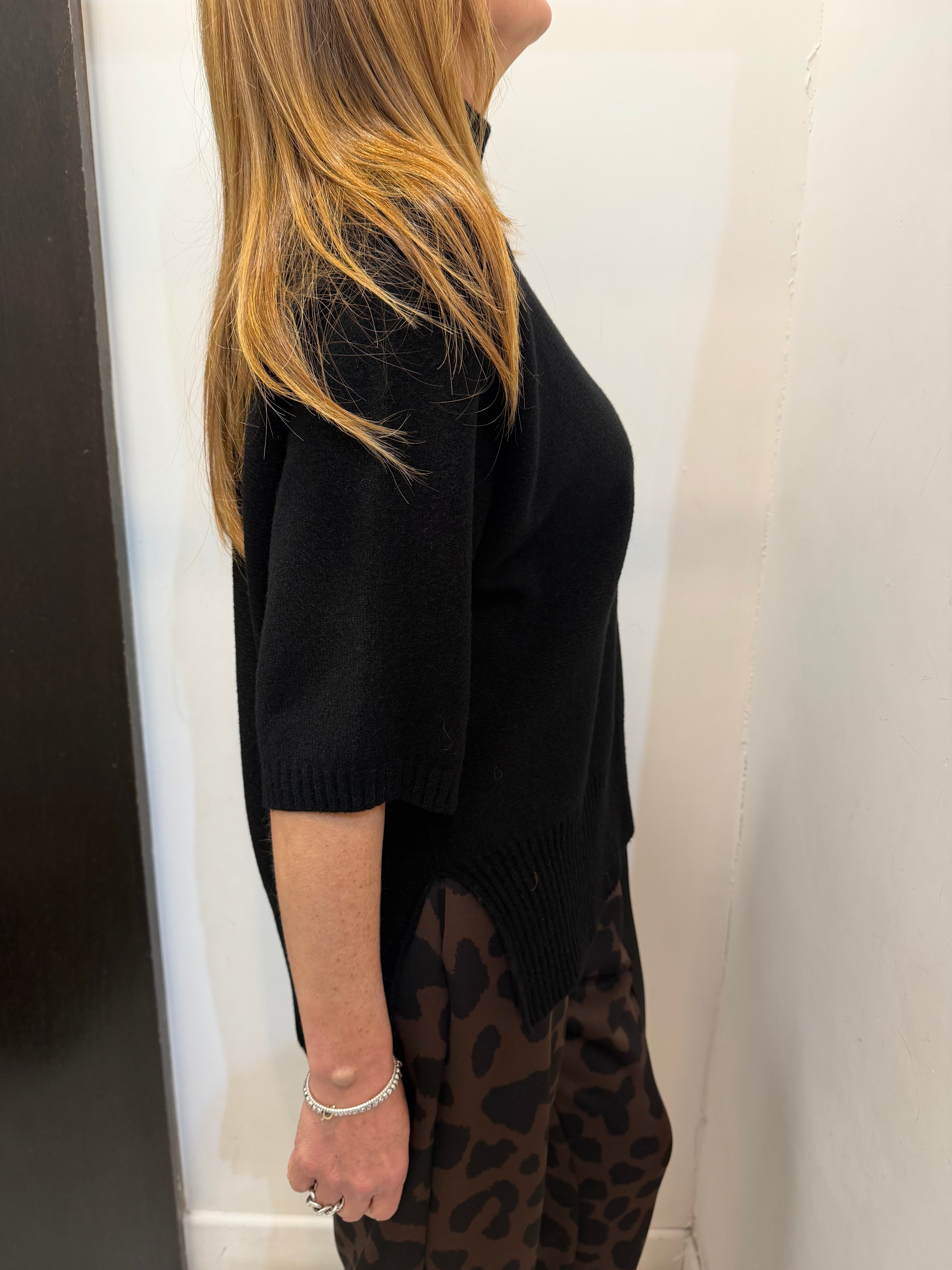 Maglia mezzo collo manica 3/4 con spacchi laterali Imperial