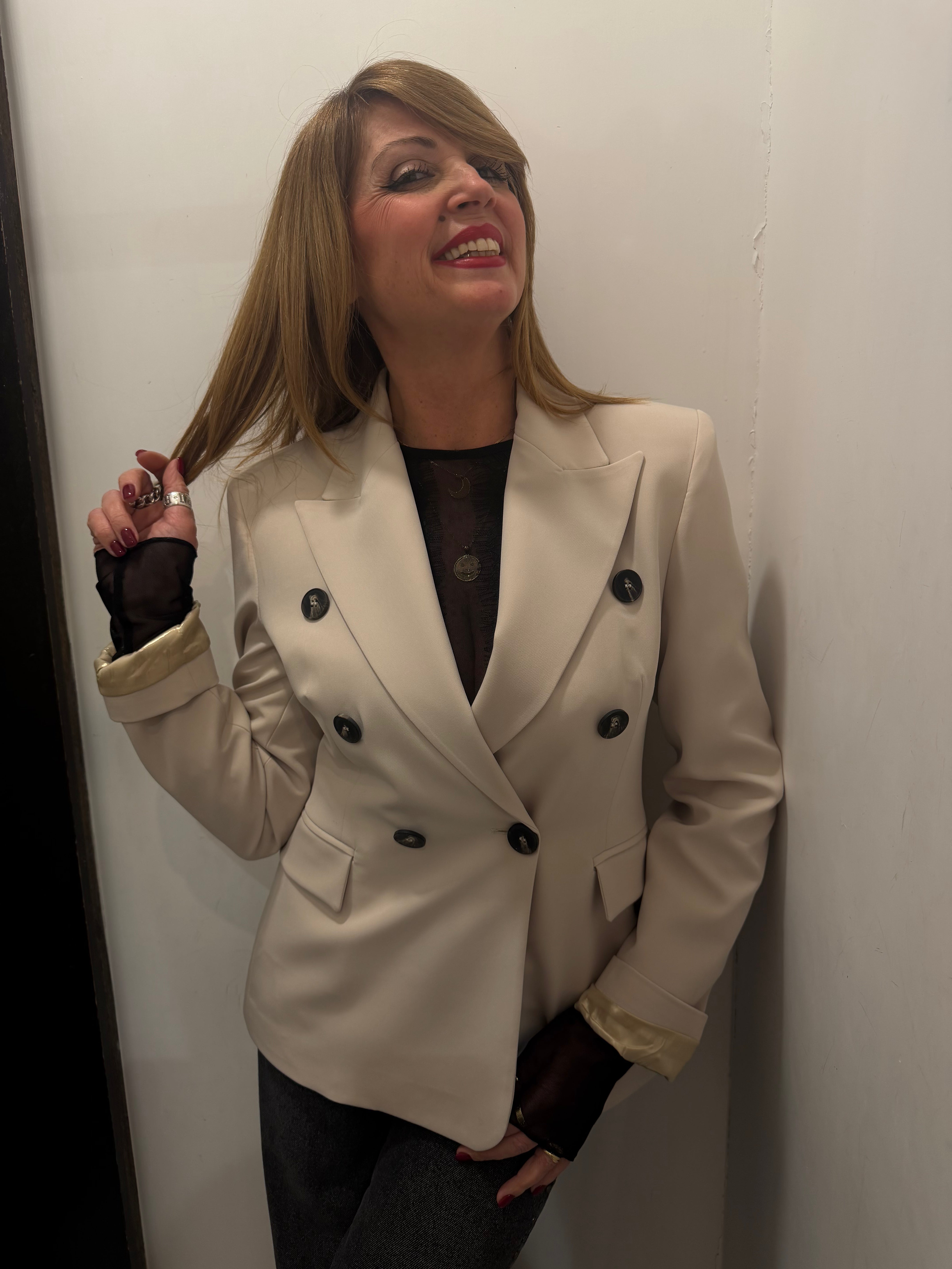 Giacca doppiopetto Hanita