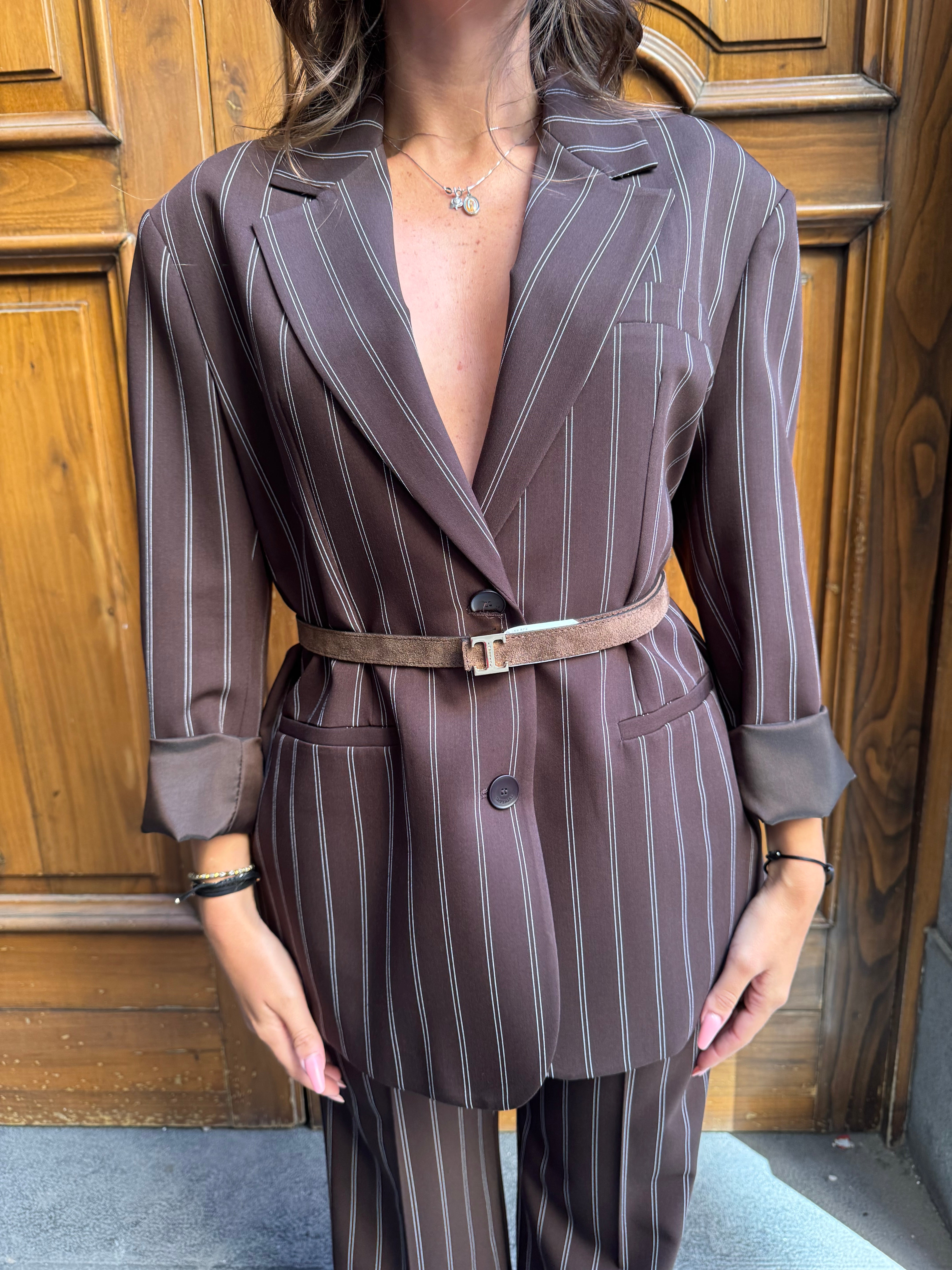 Blazer gessato Imperial