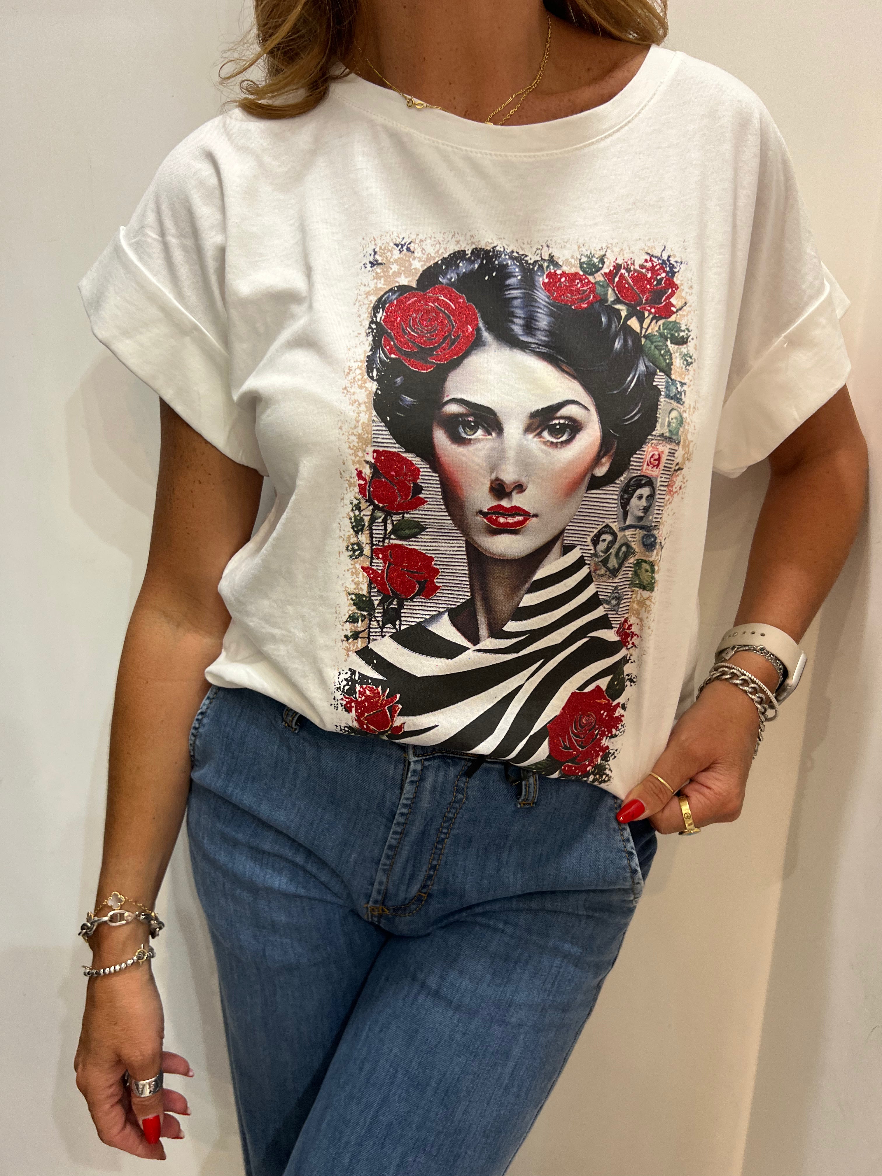 T-shirt con stampe Emisphere