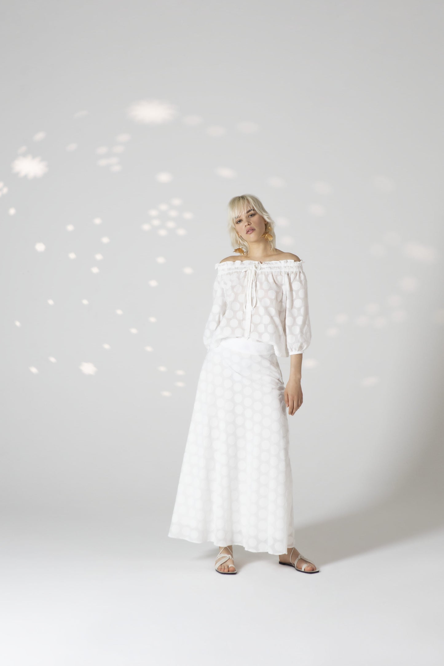 Blusa in fil coupé Hanita