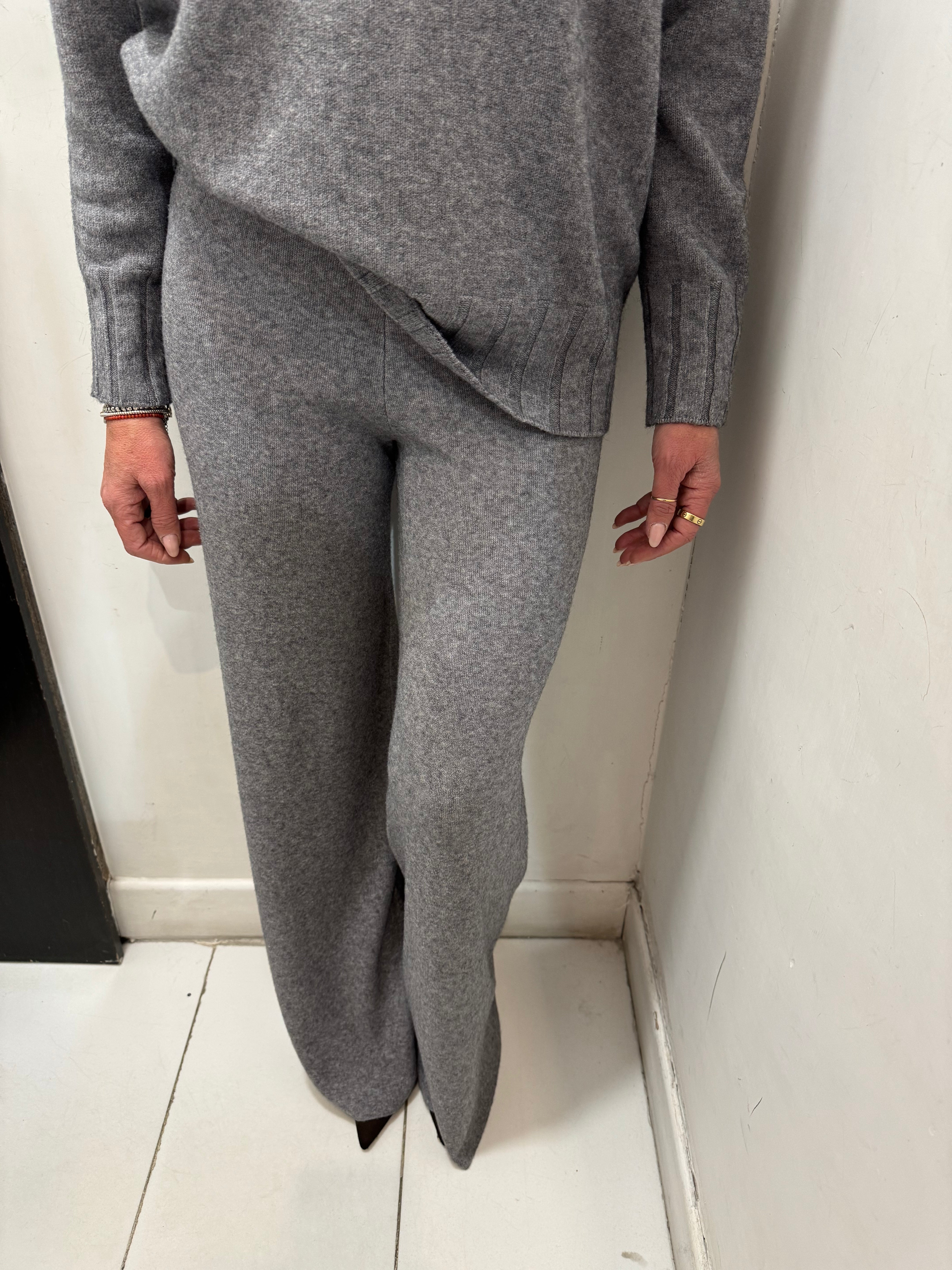 Coordinato in maglia girocollo Angel Davis