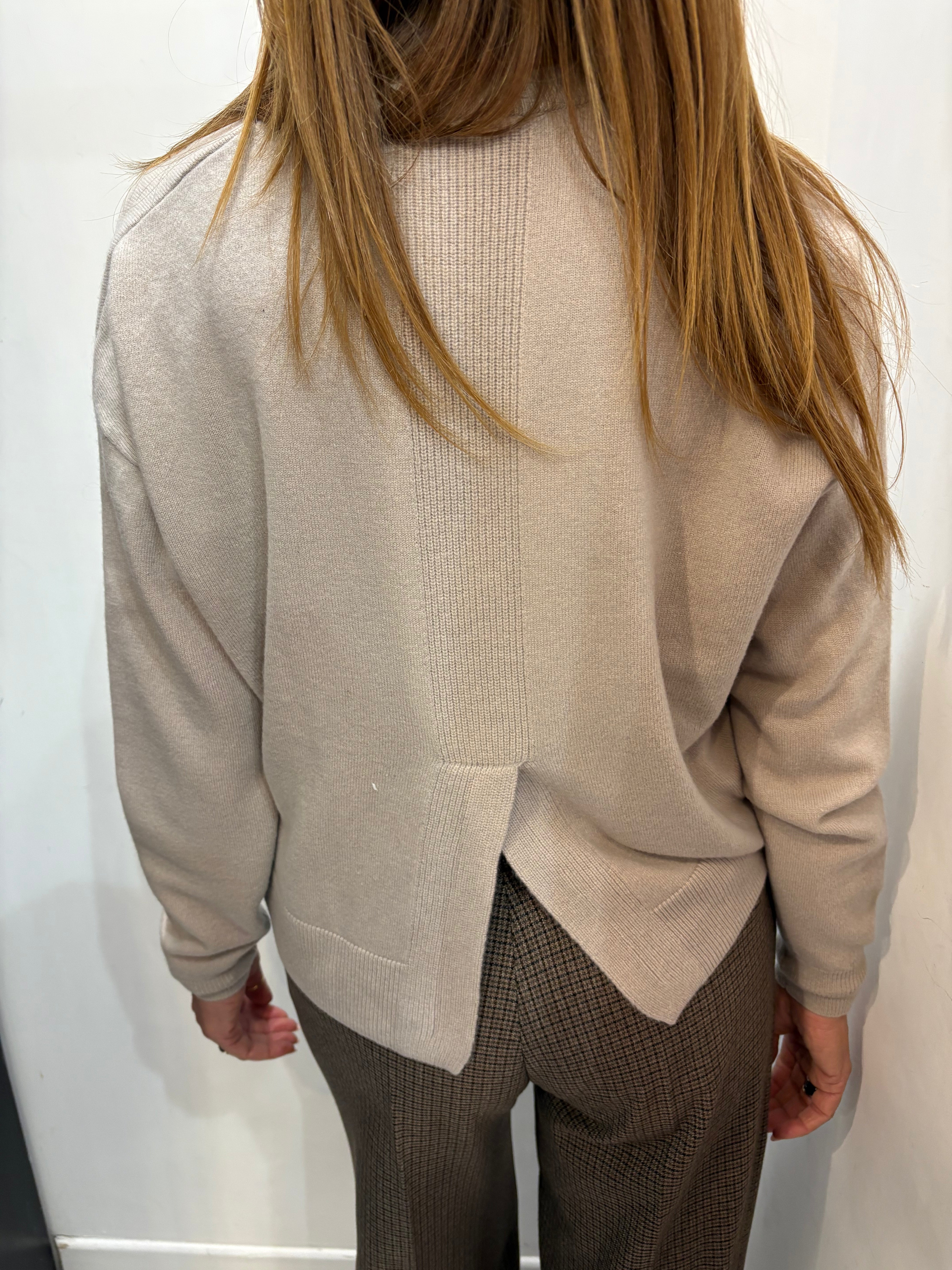 Maglia in Maglia Fine con Scollo a V Kaos Donna