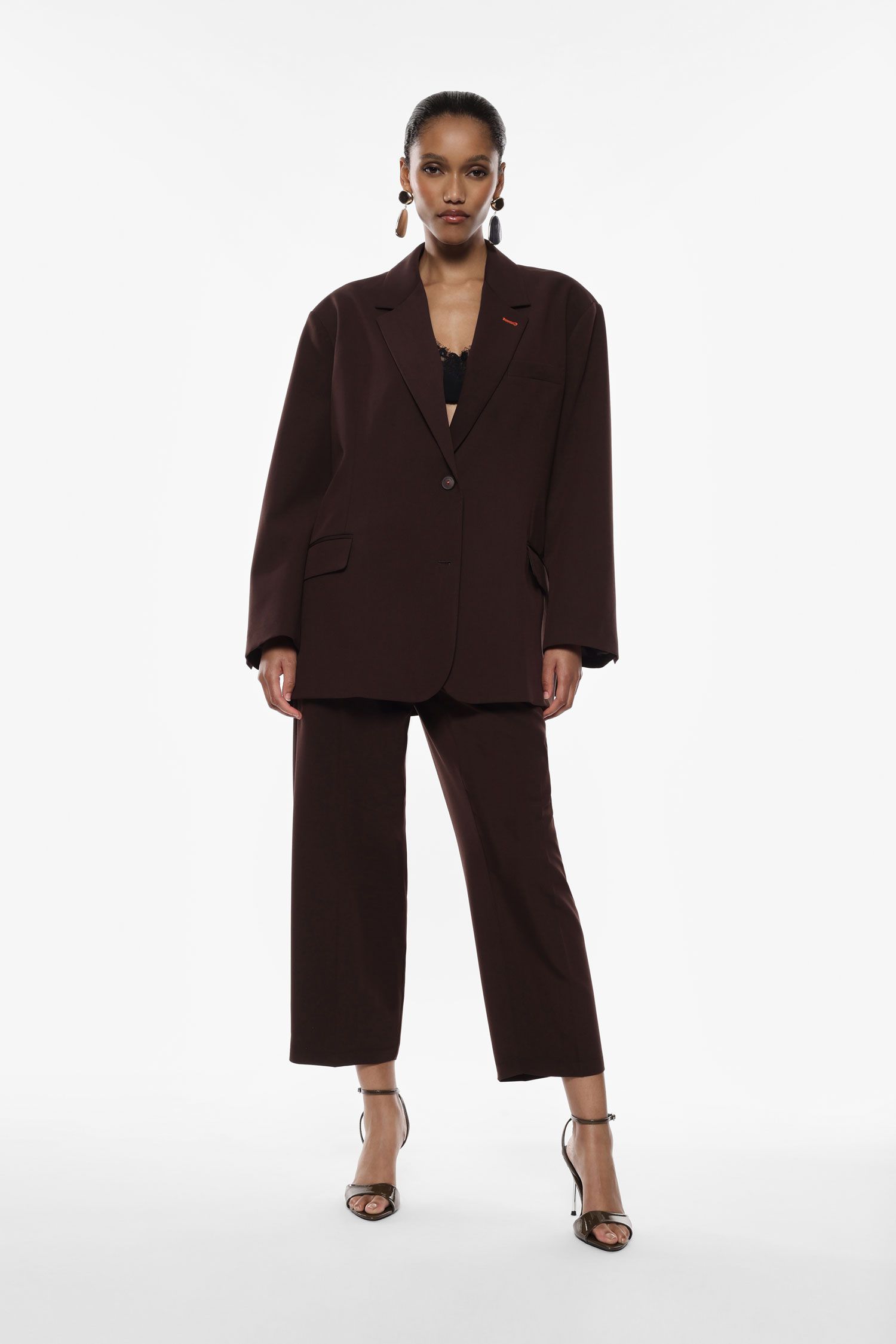 Pantaloni cropped a vita alta Imperial