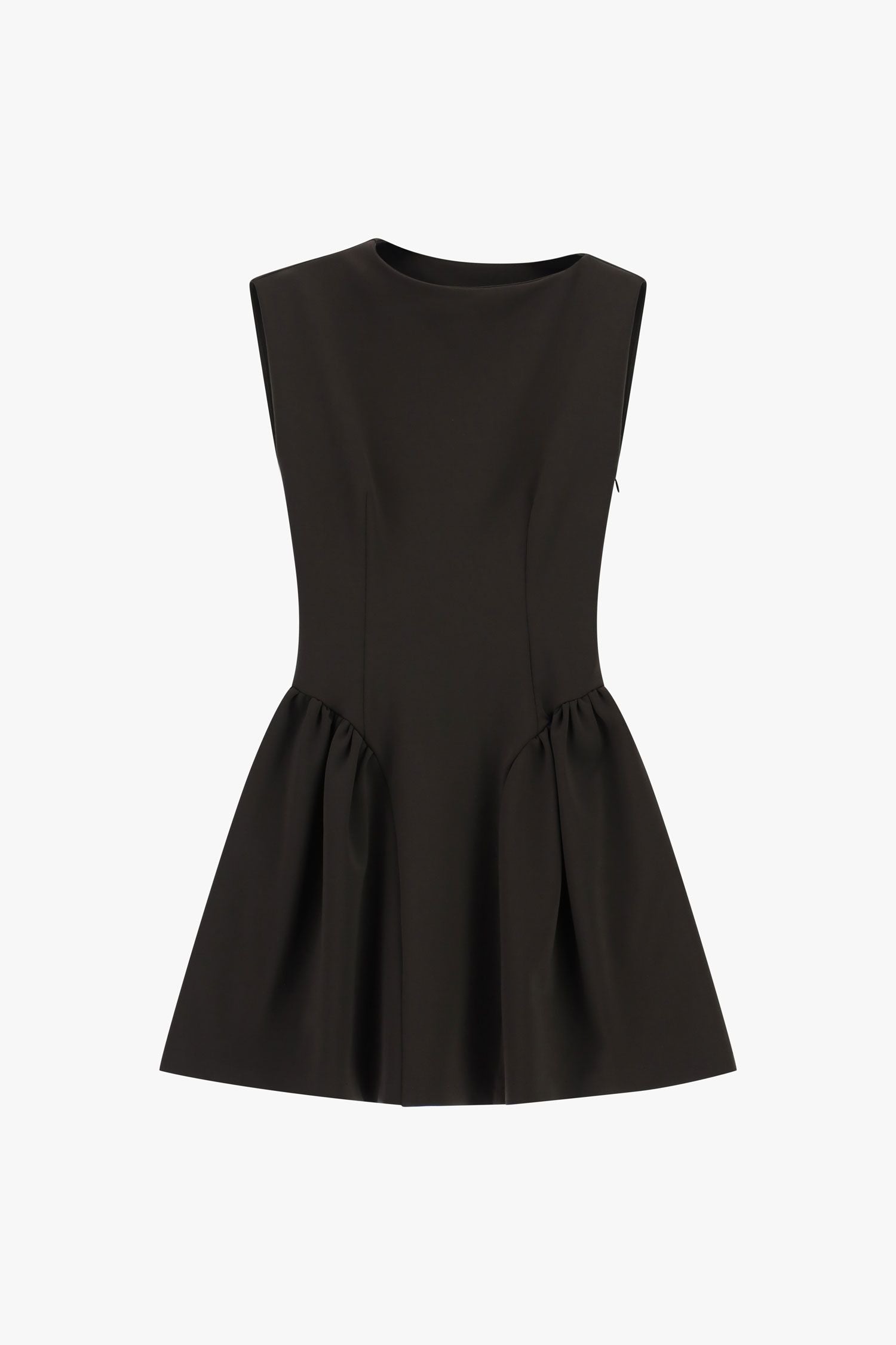 Abito corto svasato senza maniche giro barca Imperial