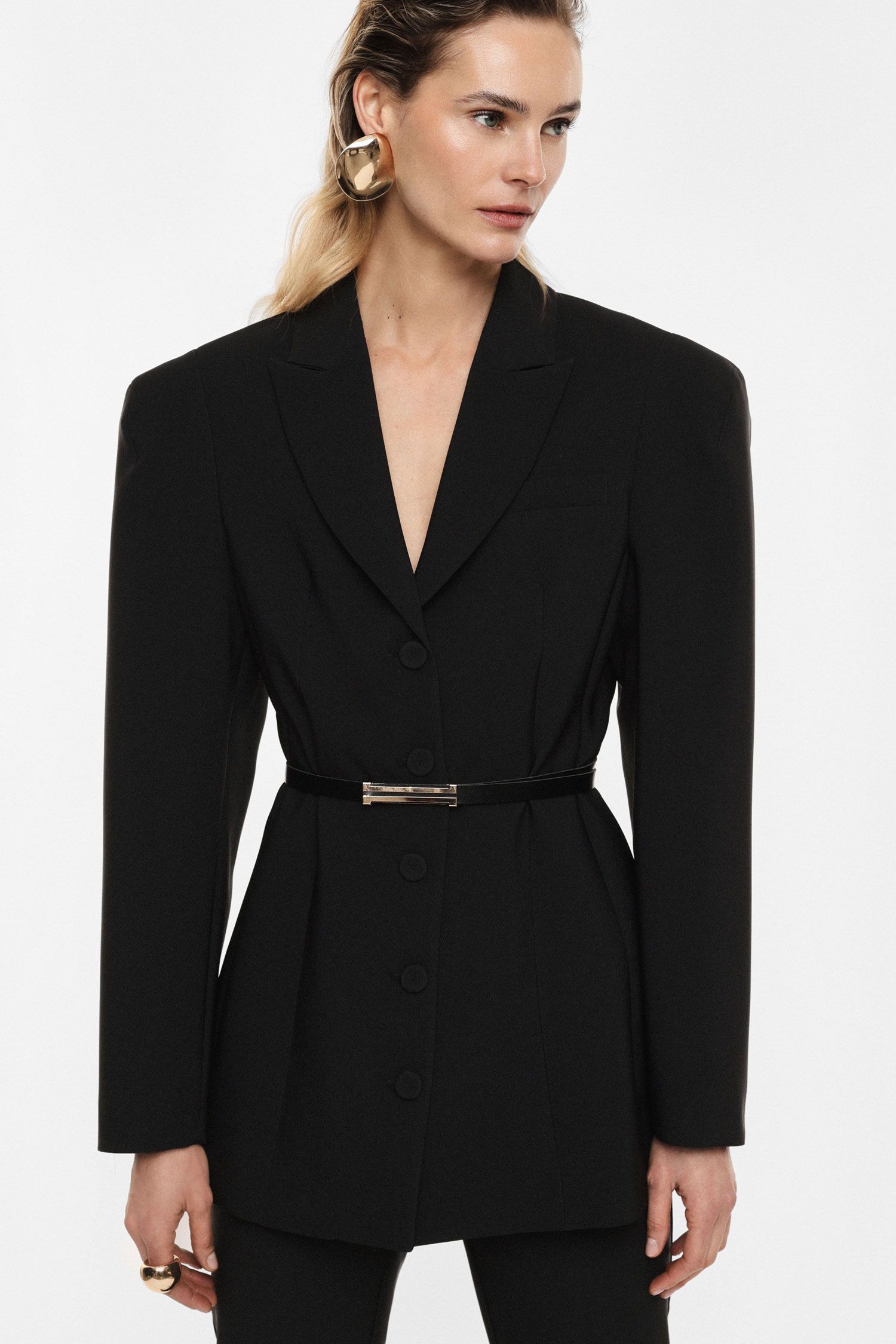 Blazer con cintura sottile spalle strutturate Imperial