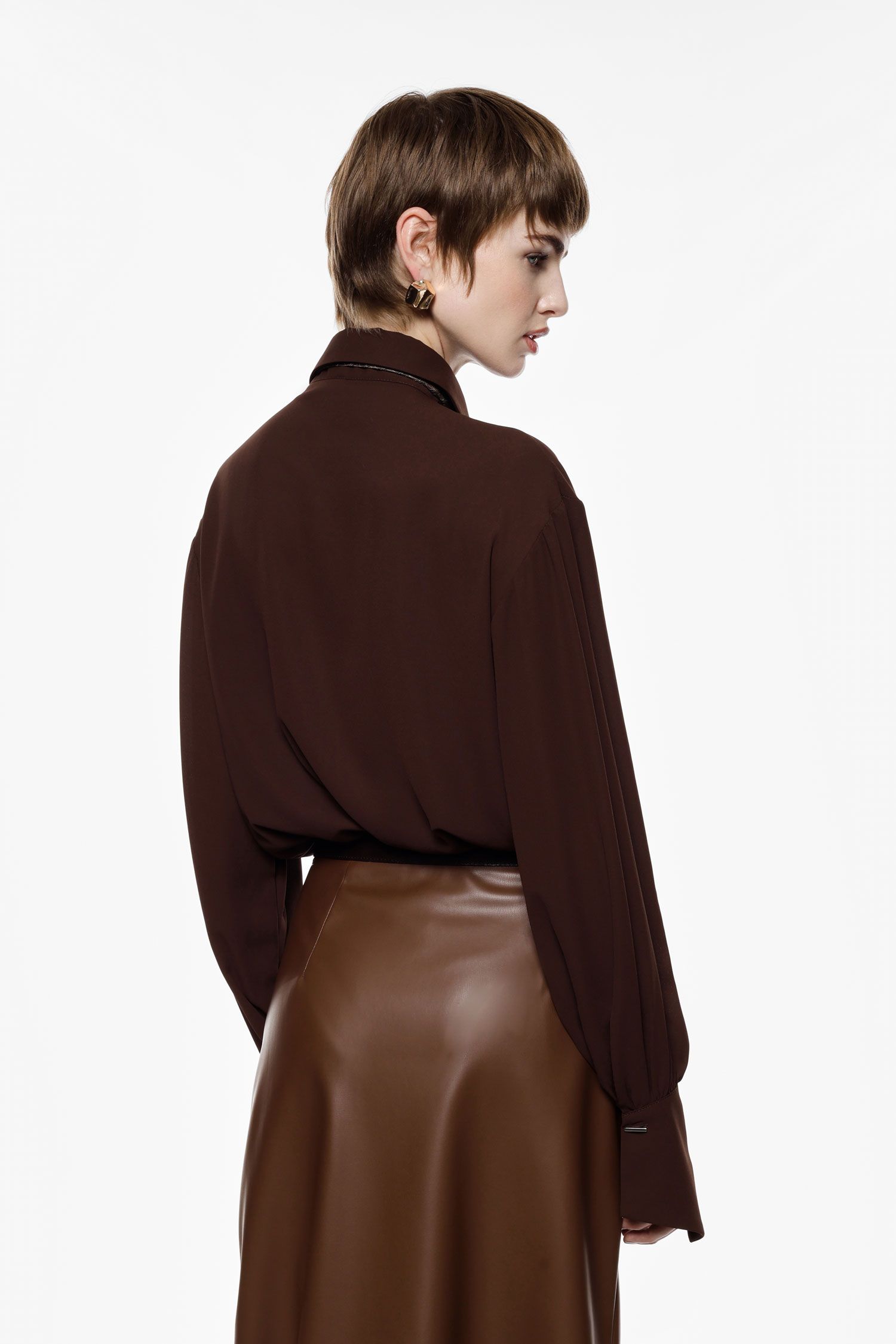 Body camicia regular con colletto classico e polsini Imperial