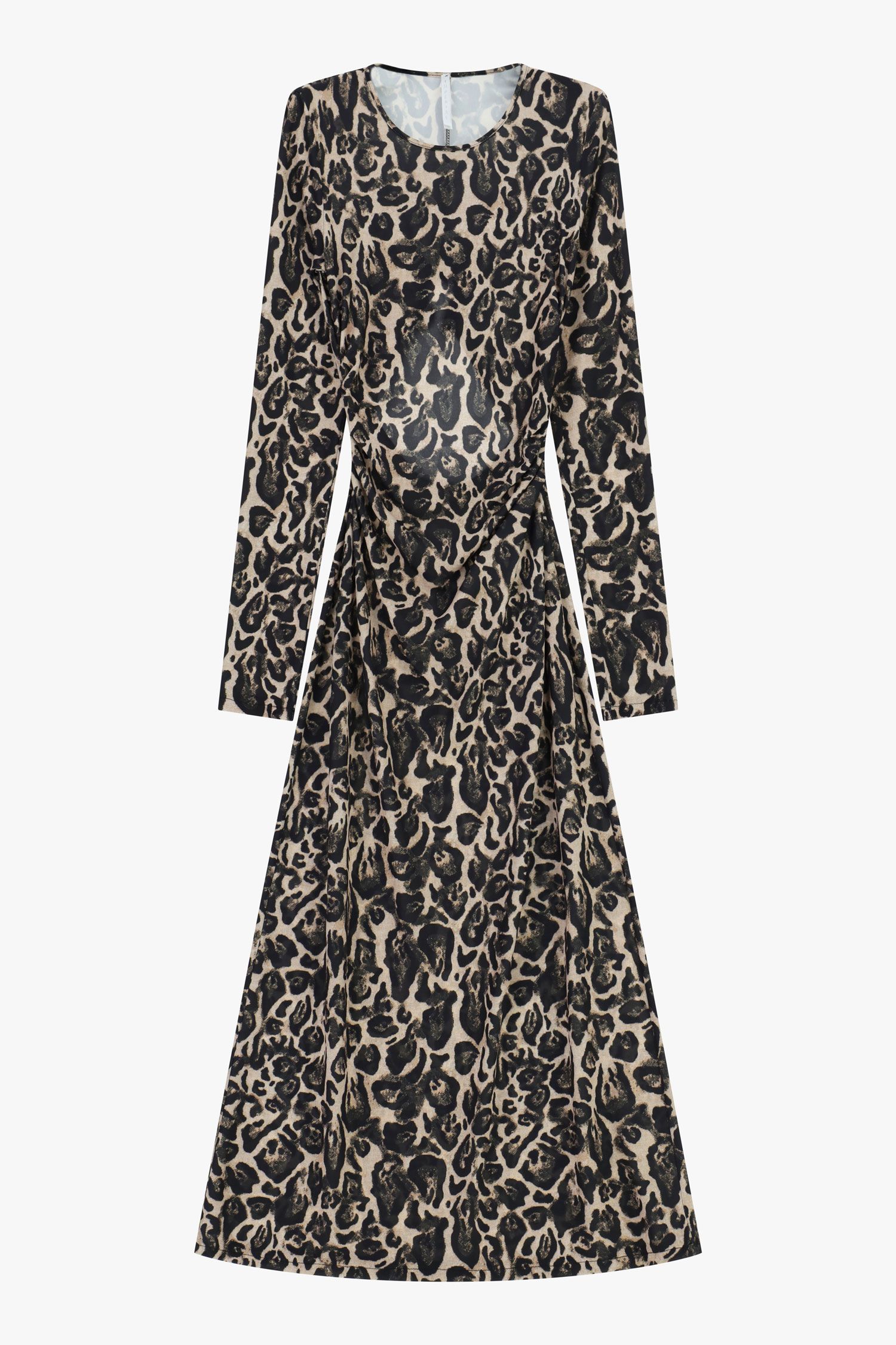 Abito lungo stampa animalier con cut-out Imperial