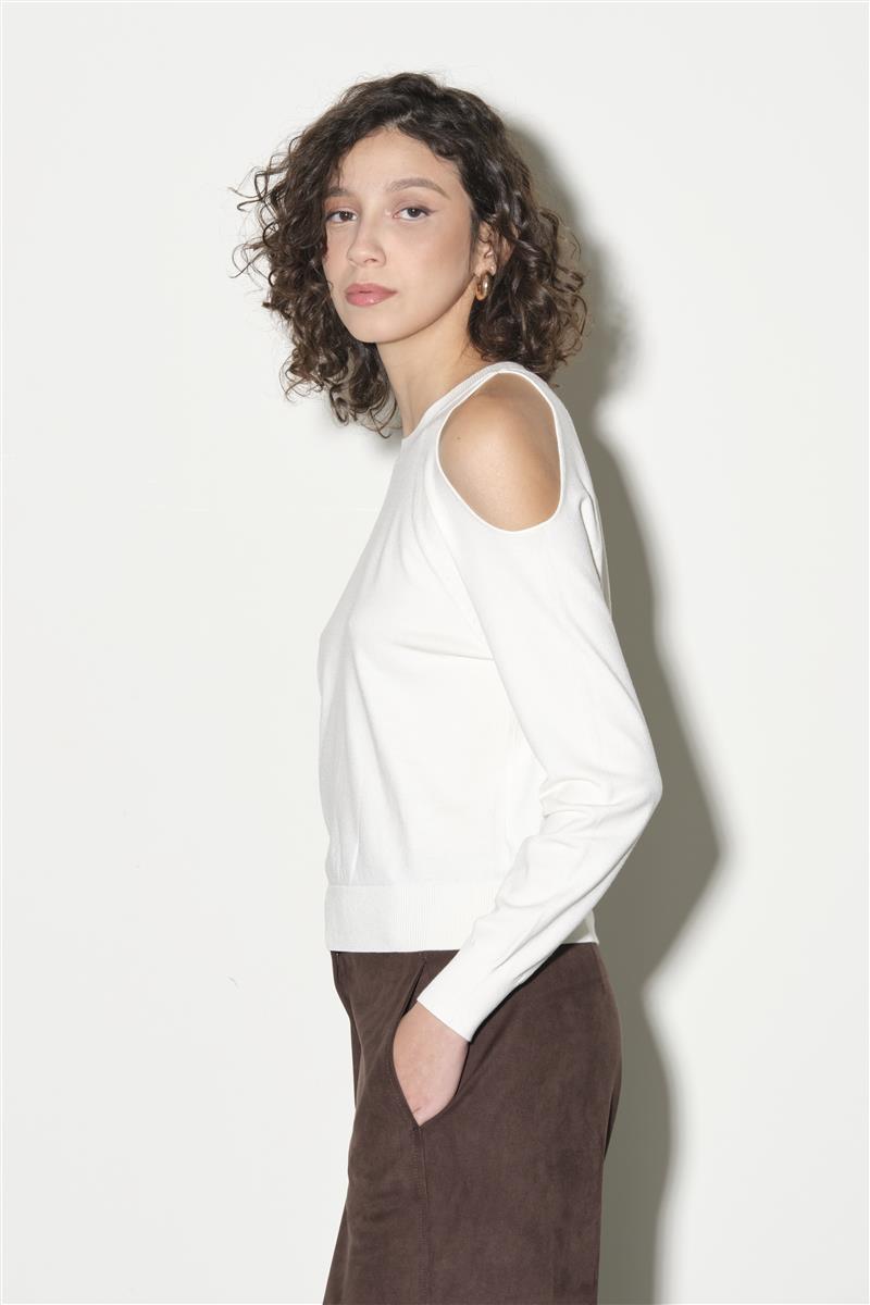 Maglia con aperture in viscosa stretch Kaos Donna