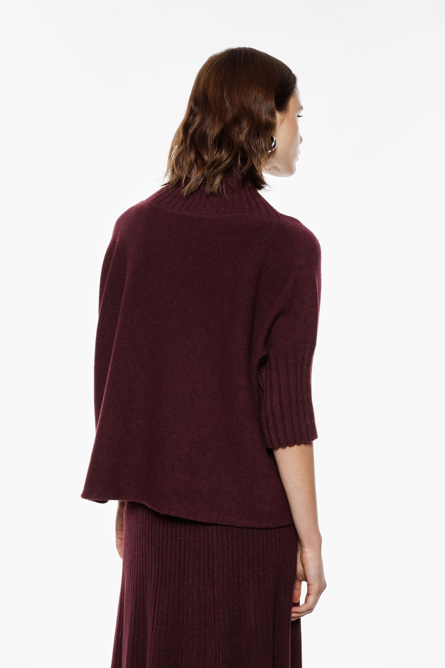 Maglione turtleneck maniche a mezzo braccio Imperial