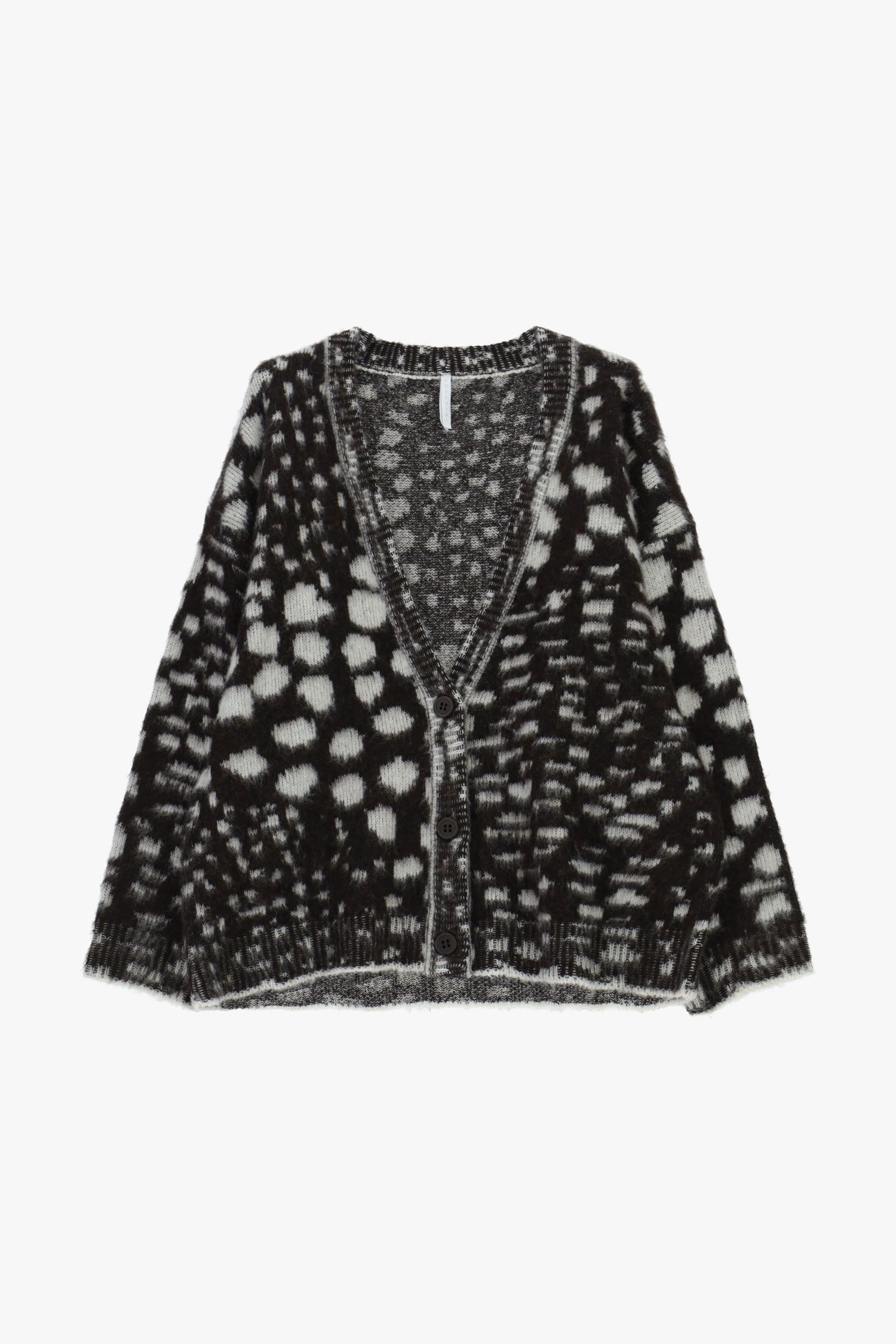 Cardigan stampato a maniche lunghe con scollo a v Imperial