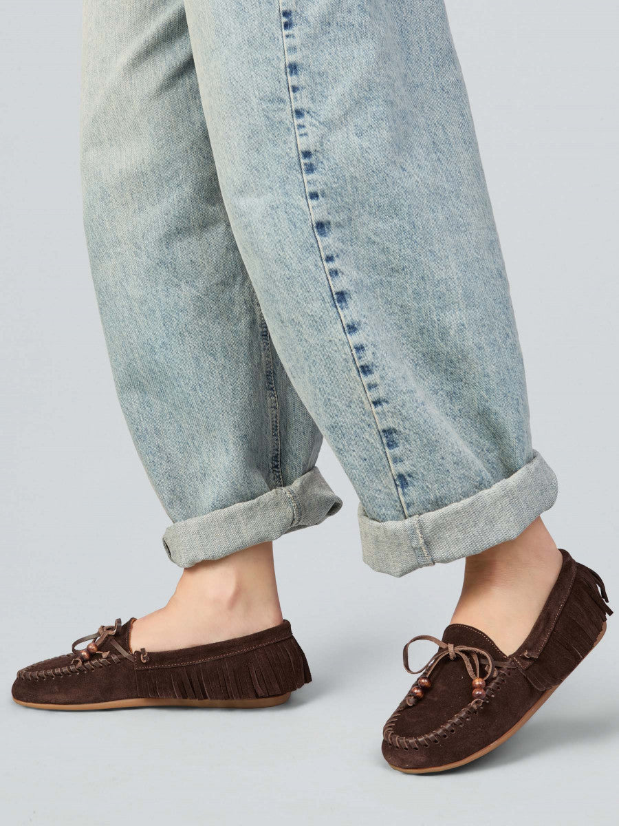 Mocassino in camoscio Ovyè