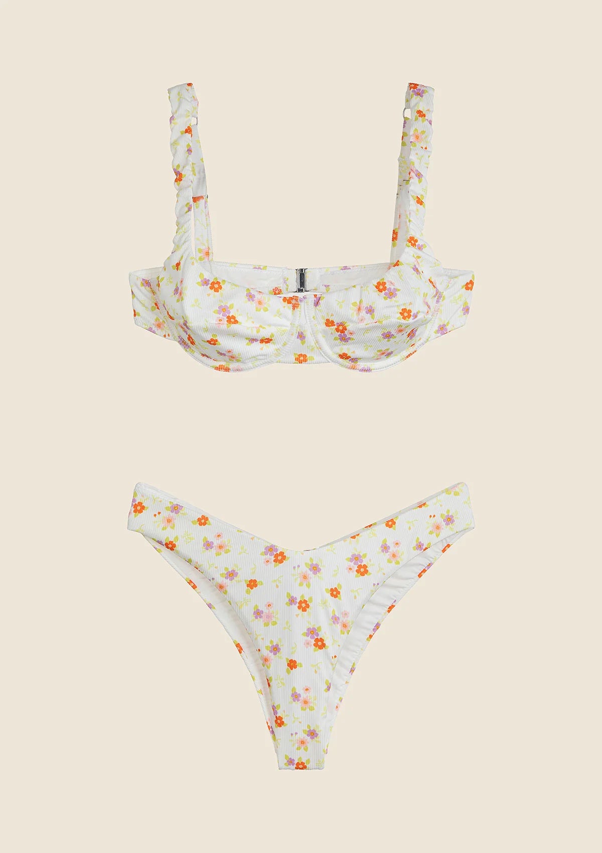Bikini reggiseno con ferretto e slip americano fisso Me Fui