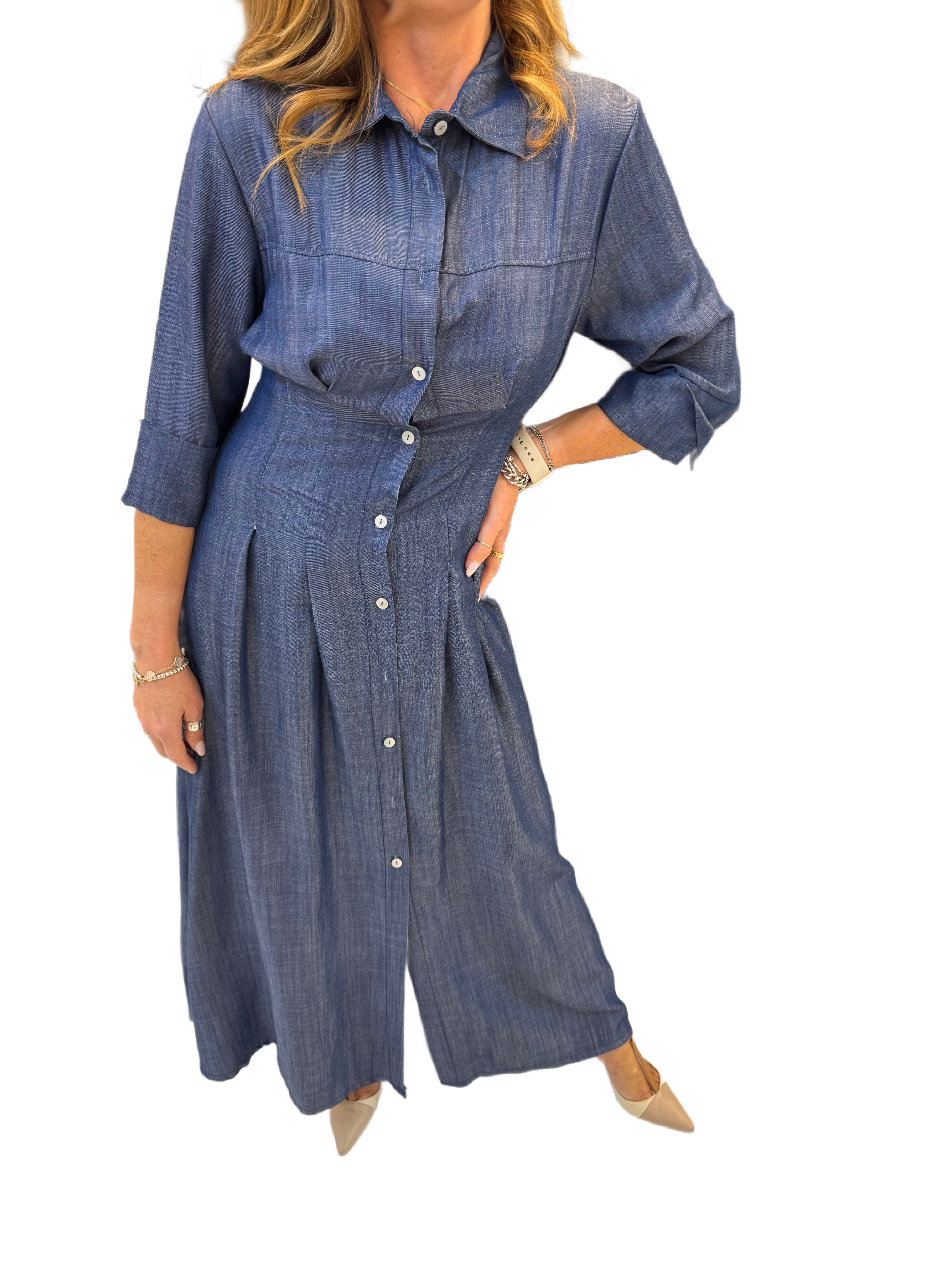 Chemisier in denim chambray Emisphere