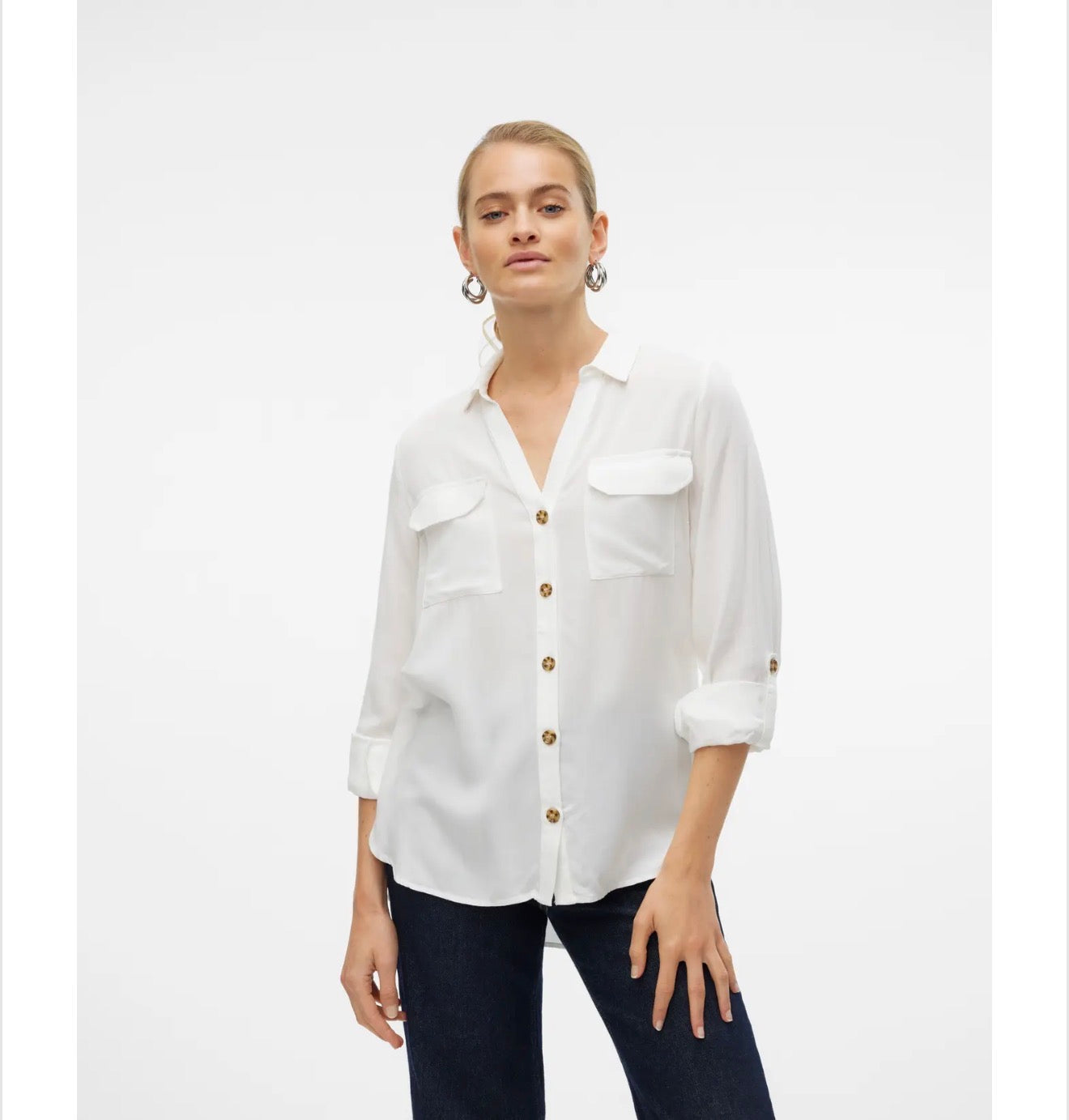 Camicia con polsini regolabili Vero Moda
