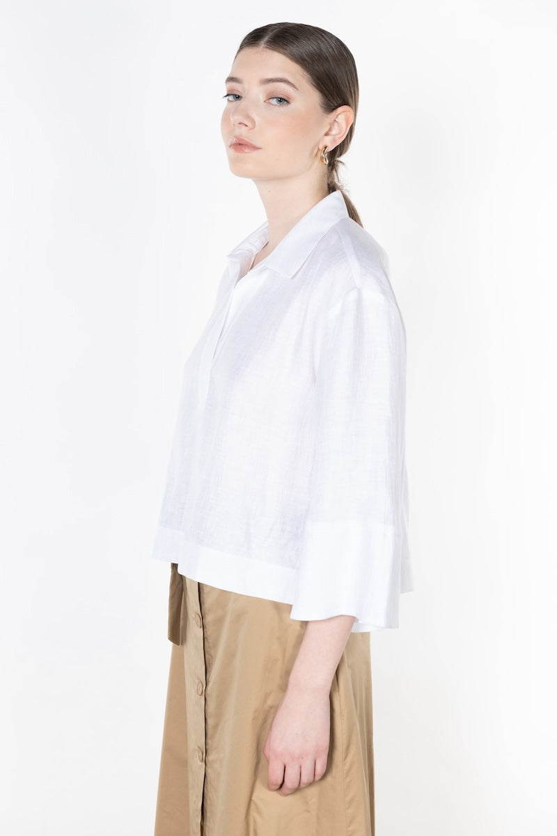 Blusa in misto lino Kaos Donna