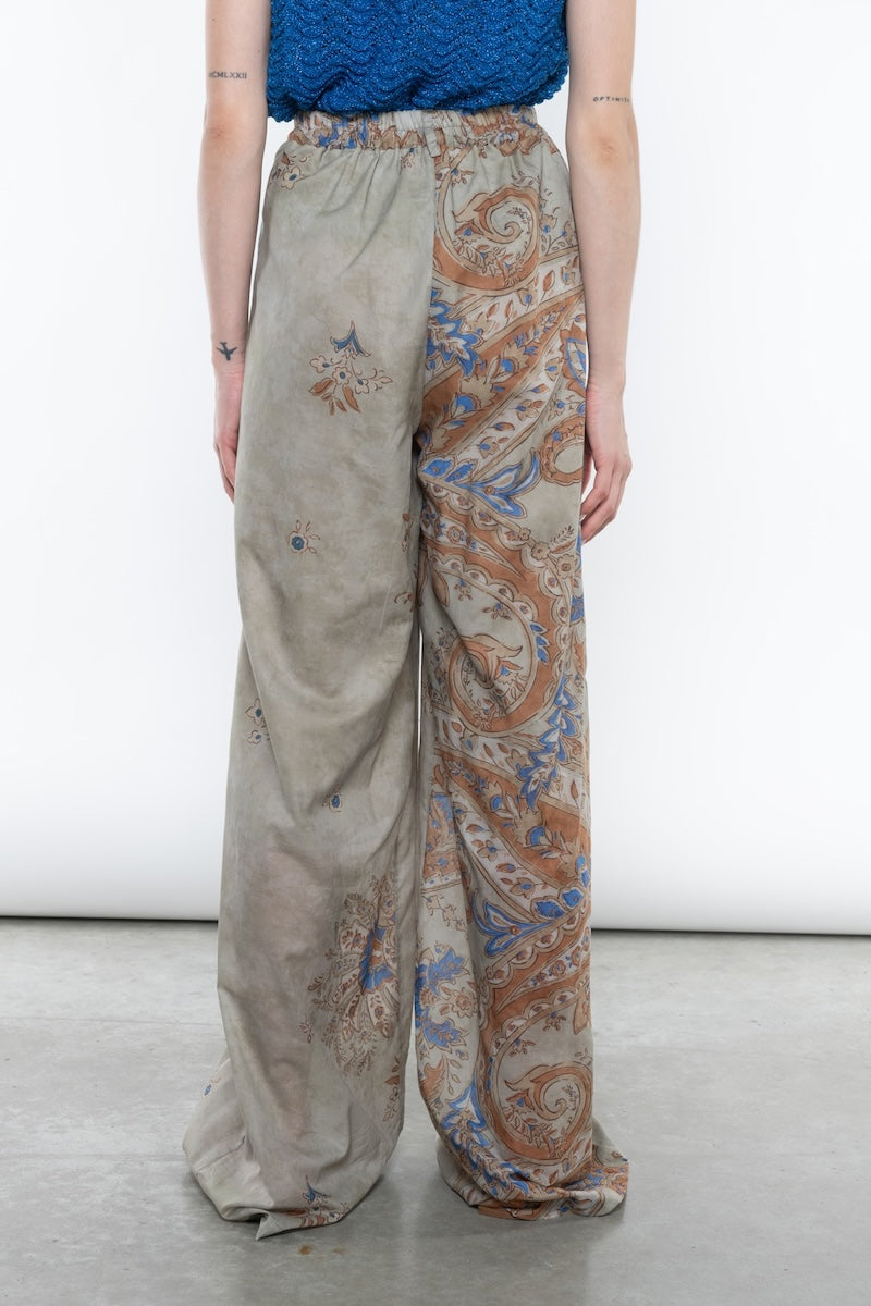Pantalone in mussola stampa floreale Kaos Donna