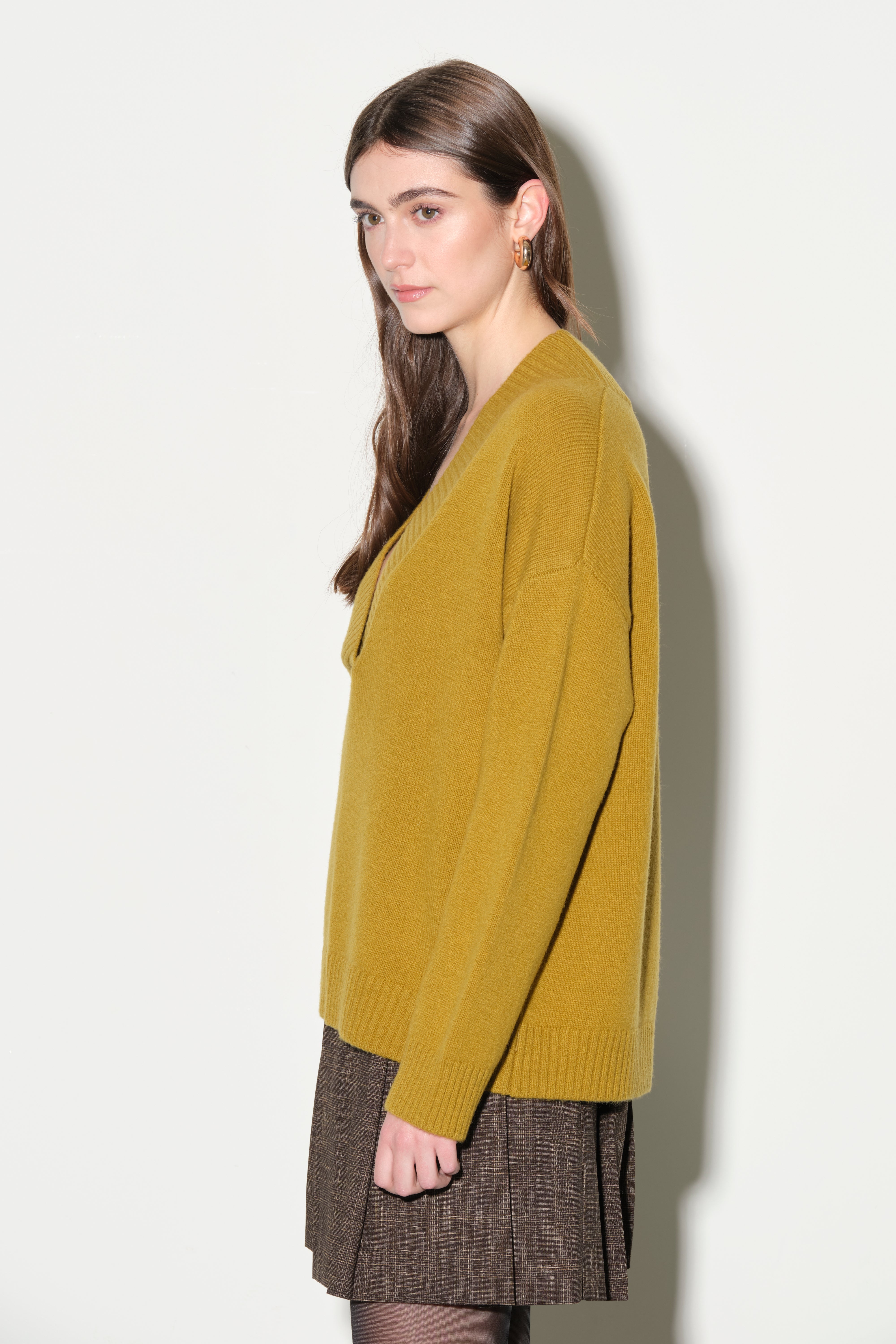Maglia spalla scesa scollo a V Kaos Donna