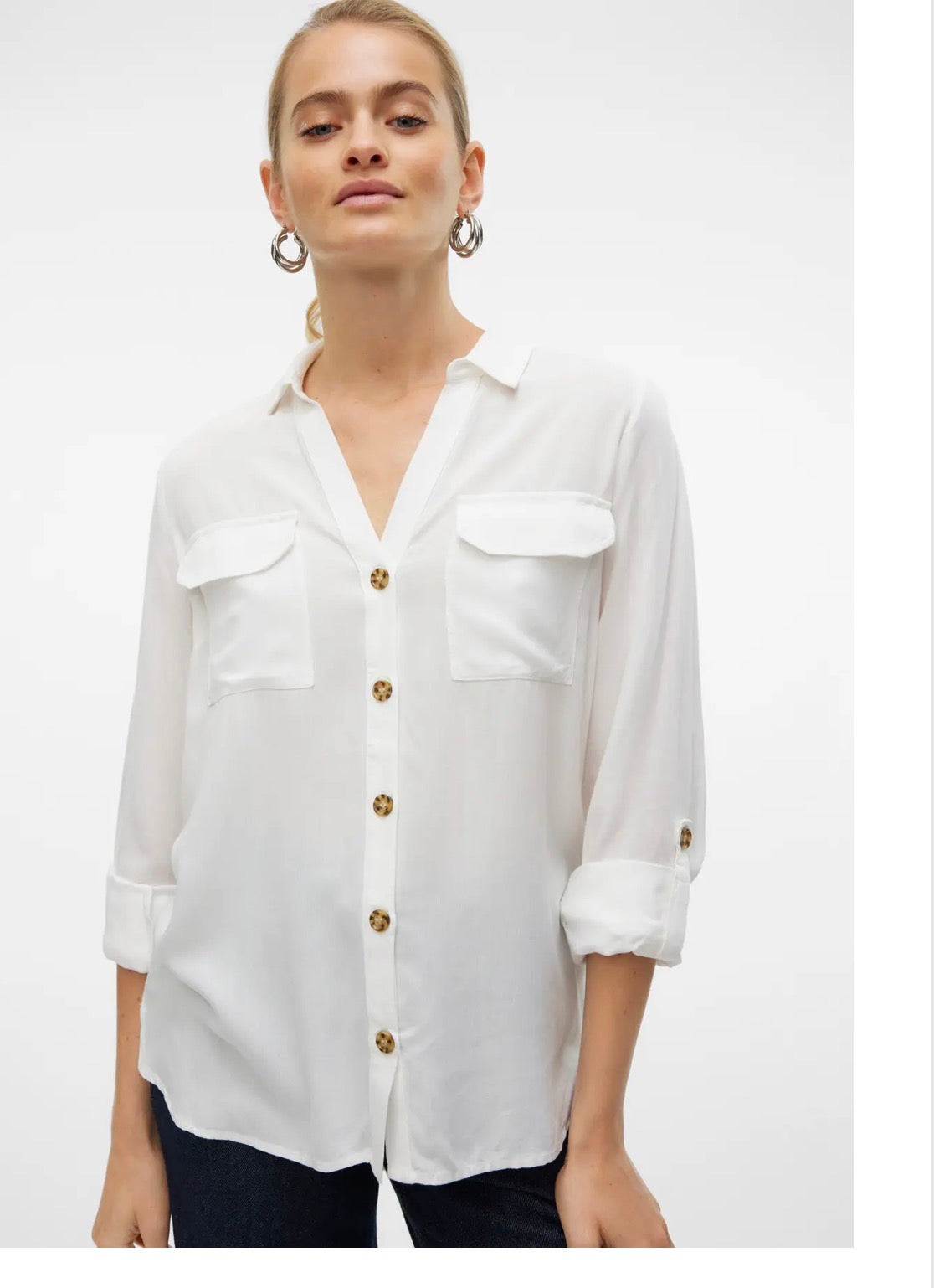 Camicia con polsini regolabili Vero Moda