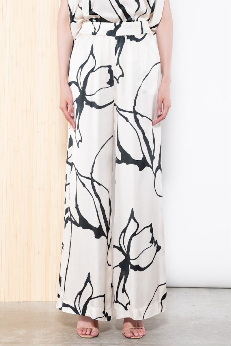 Pantalone stampato botanical Icona