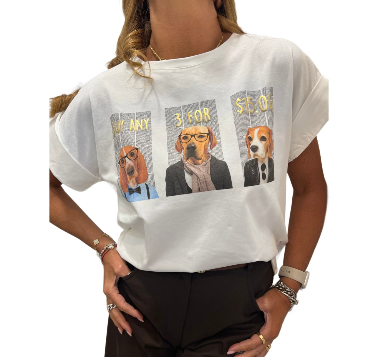 T-Shirt con stampe Emisphere