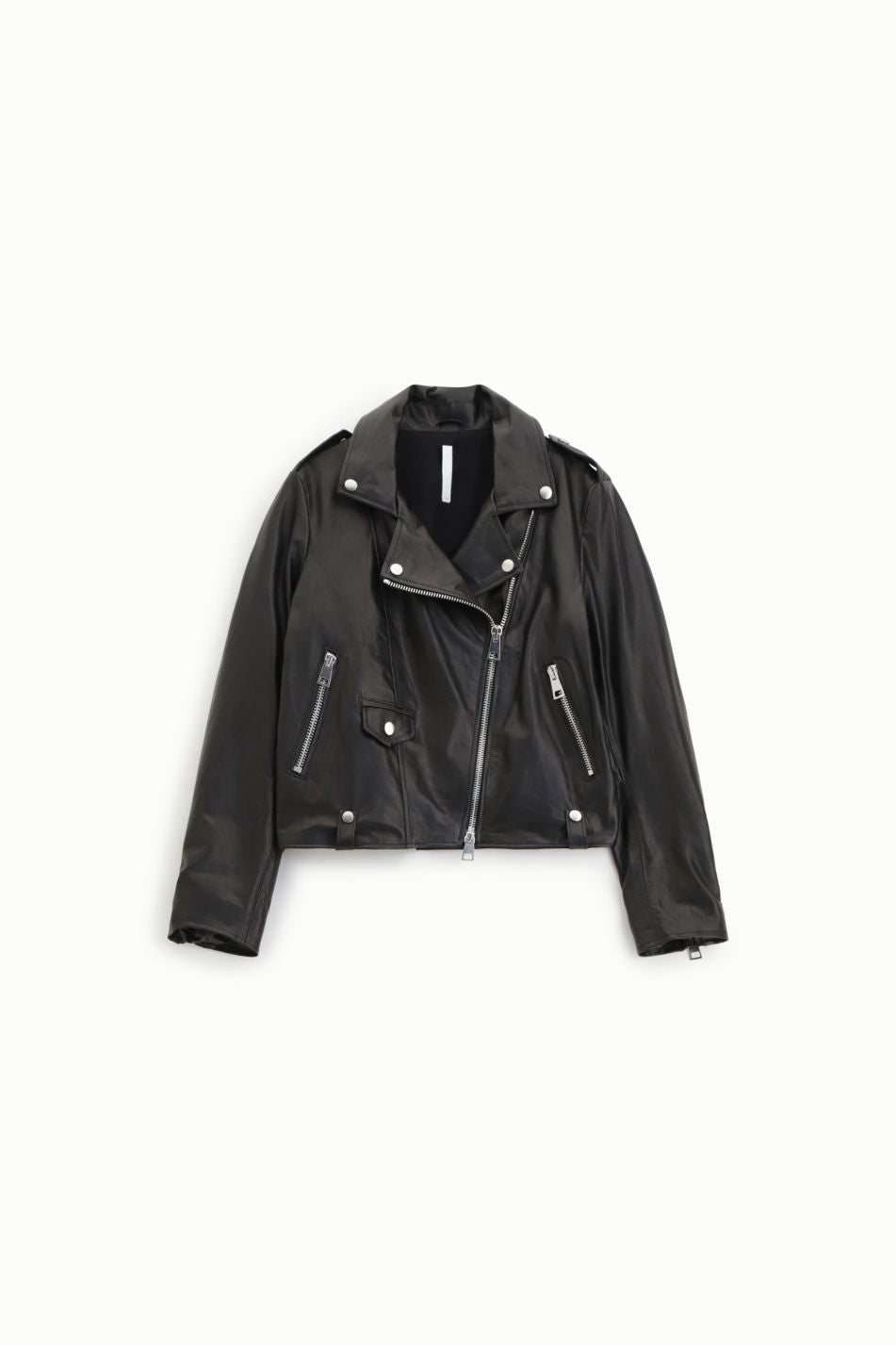 Giacca biker corta con zip e tasche Imperial