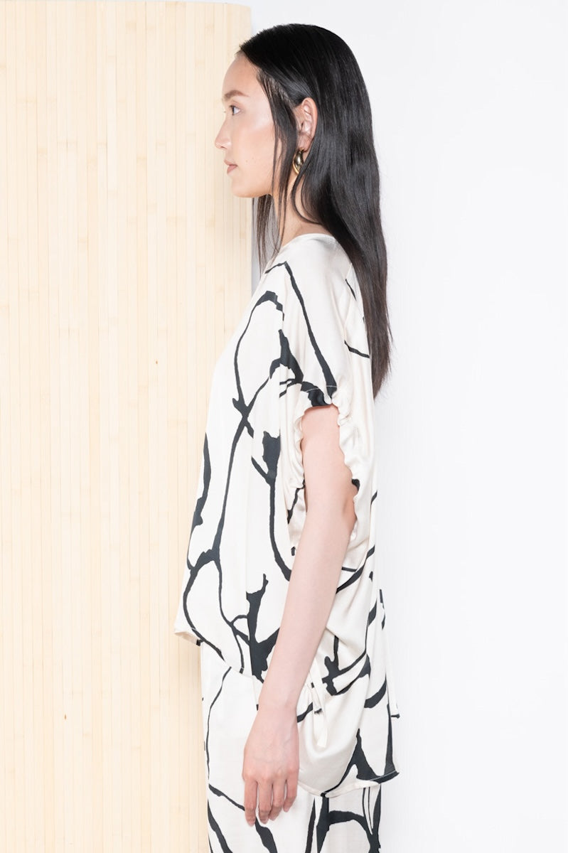 Blusa stampa botanical Icona