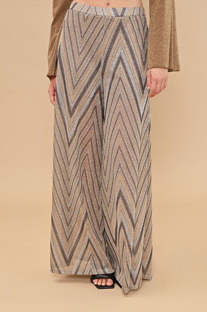 Pantalone fantasia geometrica Kaos Jeans
