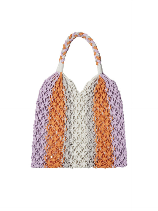 Borsa crochet colorata con manico Pieces