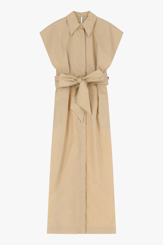 Vestito lungo con cintura annodata Imperial