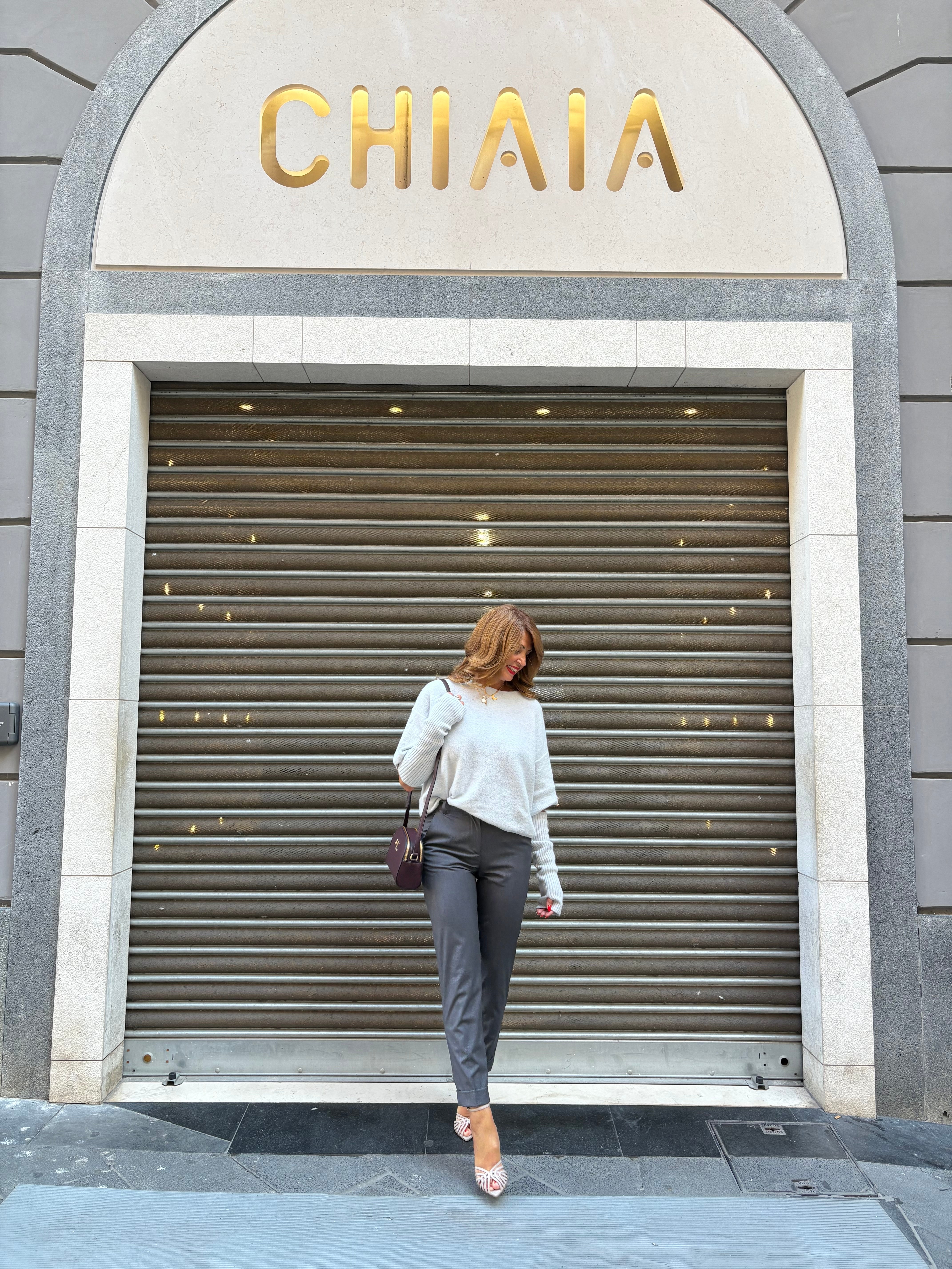 Pantalone con risvolti Manila Grace