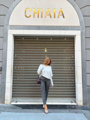 Pantalone con risvolti Manila Grace