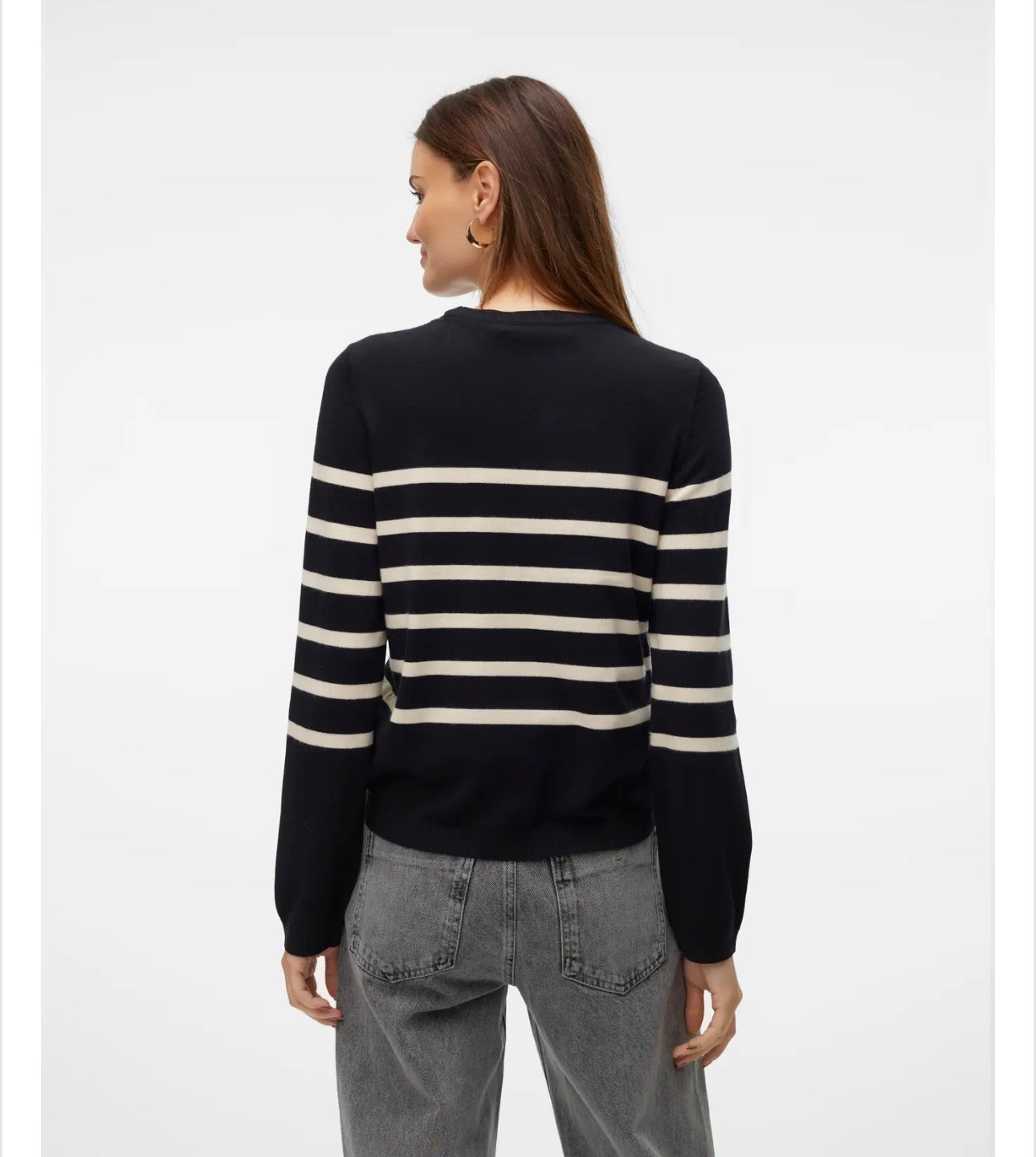 Maglia a righe girocollo Vero Moda