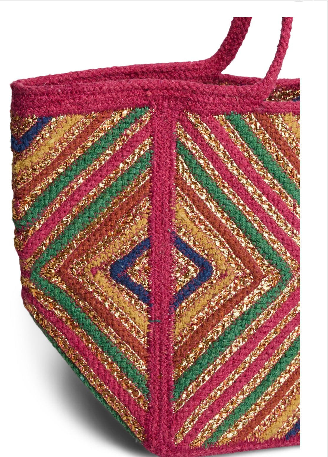 Borsa tote multicolor Pieces