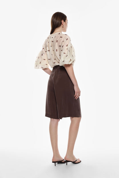 Pantaloncini al ginocchio con cintura Imperial