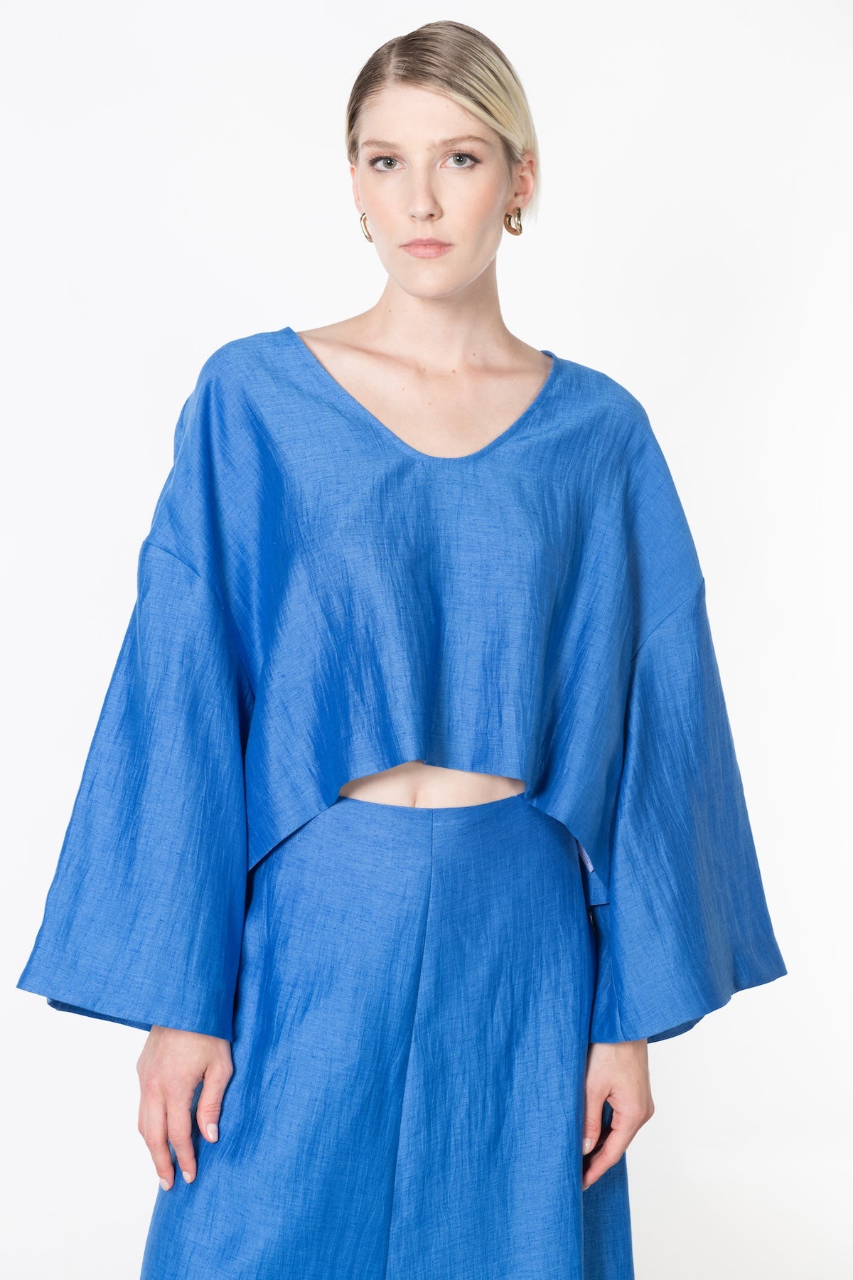 Blusa con maniche svasate Kaos Donna