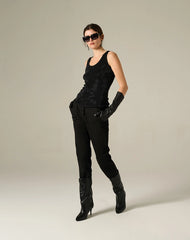 Canotta con micro-paillettes Manila Grace