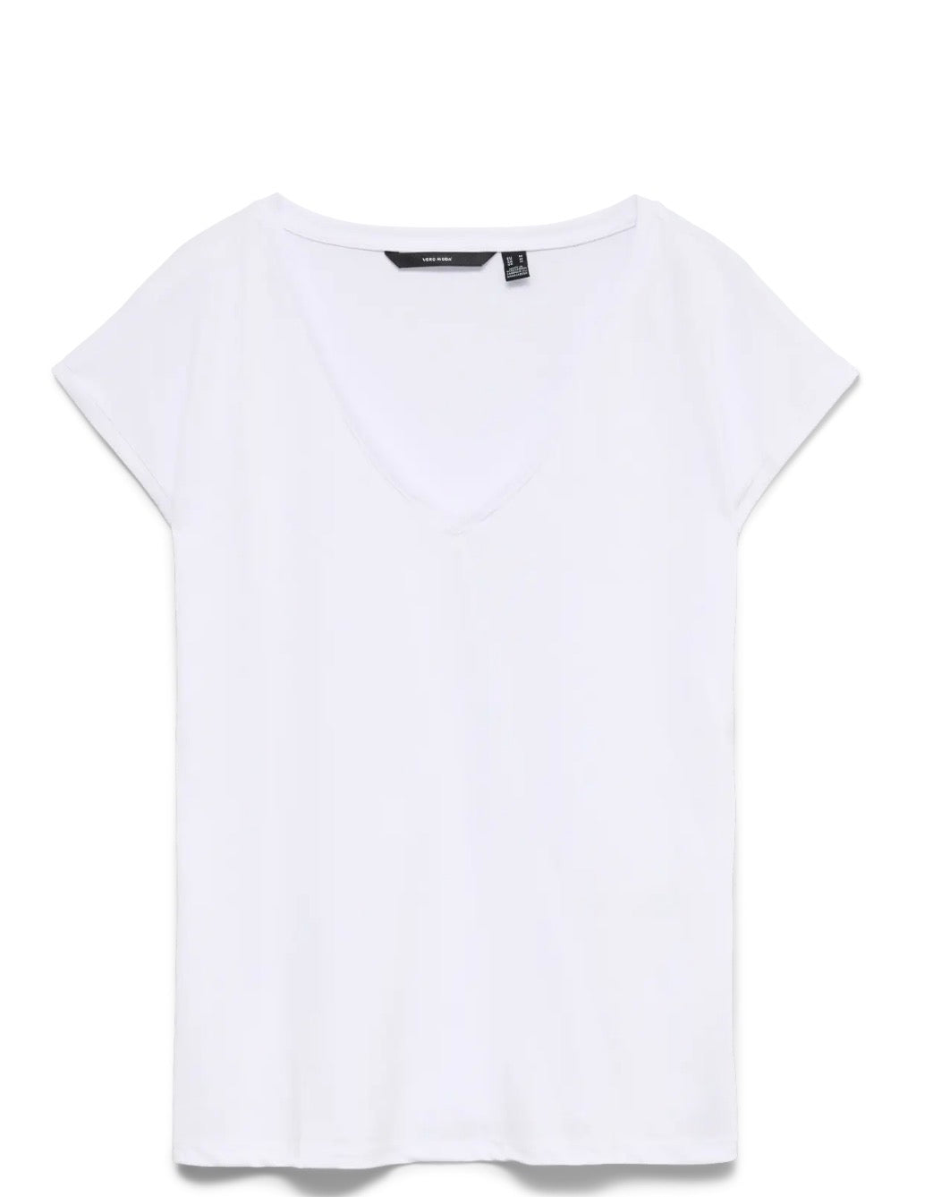 T-shirt scollo a V in modal Vero Moda