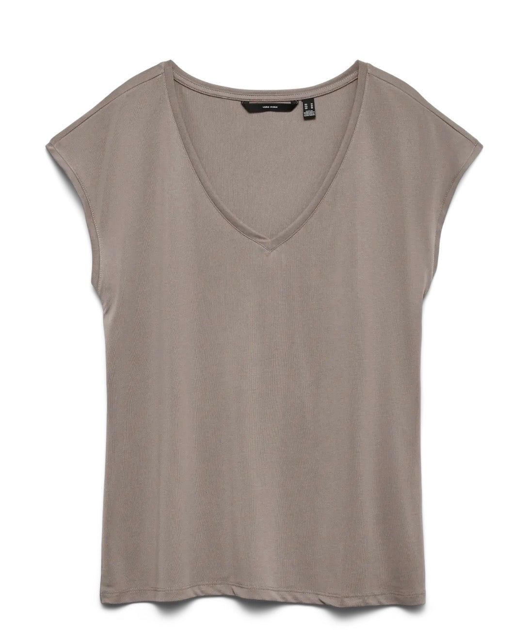 T-shirt scollo a V in modal Vero Moda