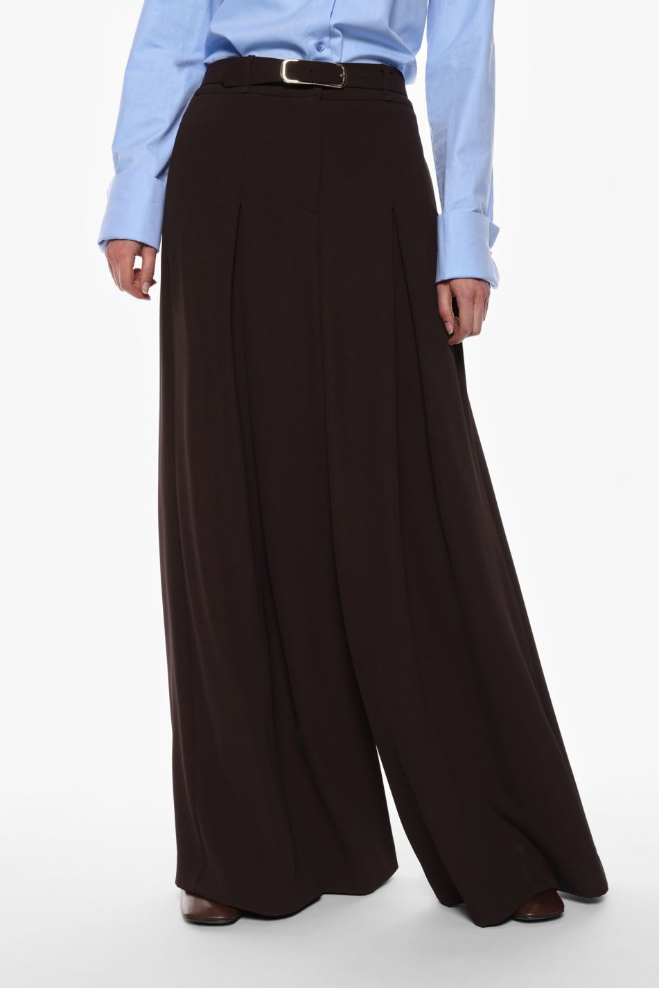 Pantaloni ampi a vita alta Imperial