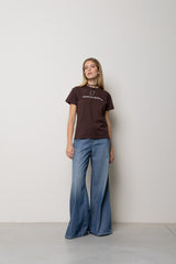Jeans wide leg vita alta Kaos Denim