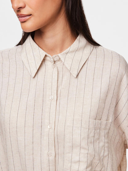 Camicia in misto lino Pieces