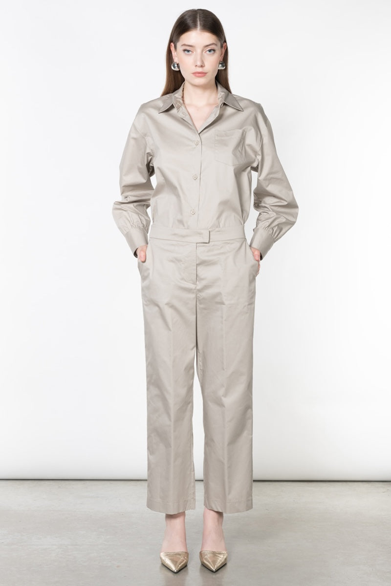 Pantalone dritto in popeline Kaos Donna