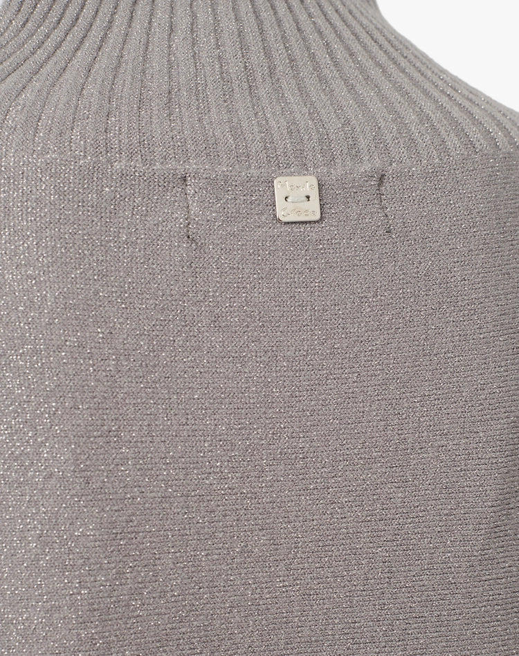 Maglia collo alto micro lurex Manila Grace