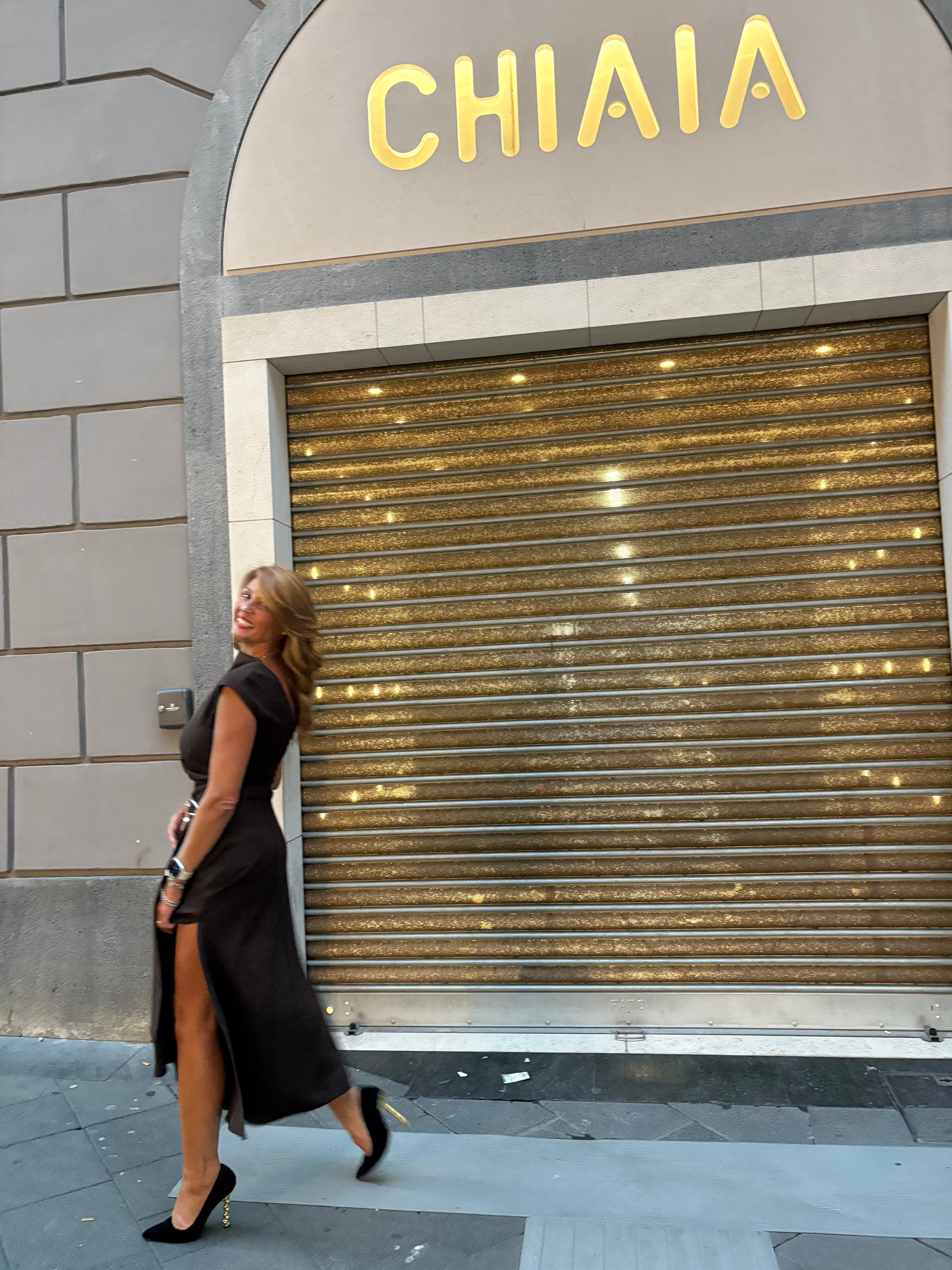 Abito con fibbia e spacco Imperial