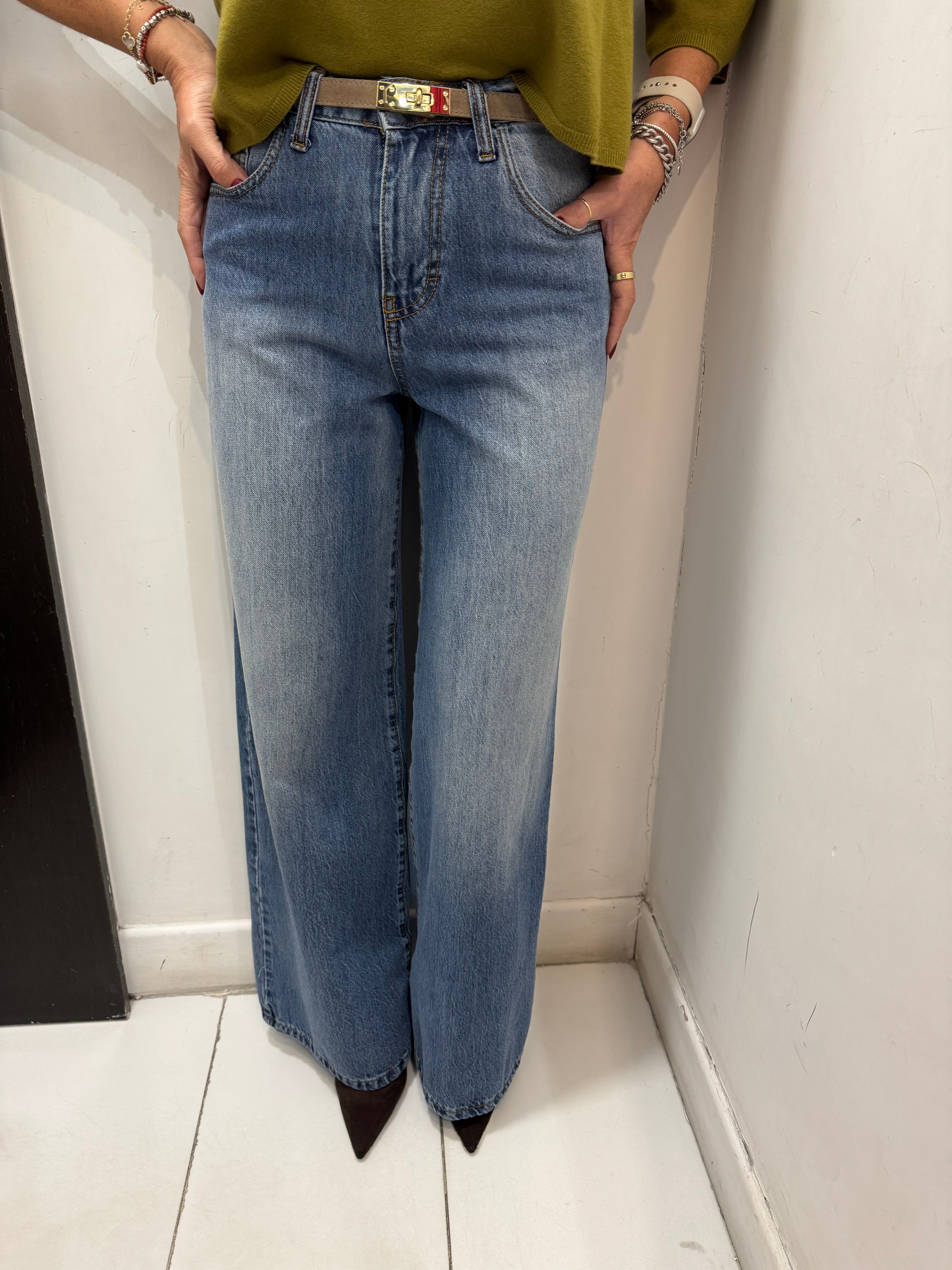 Jeans gamba dritta America Emisphere