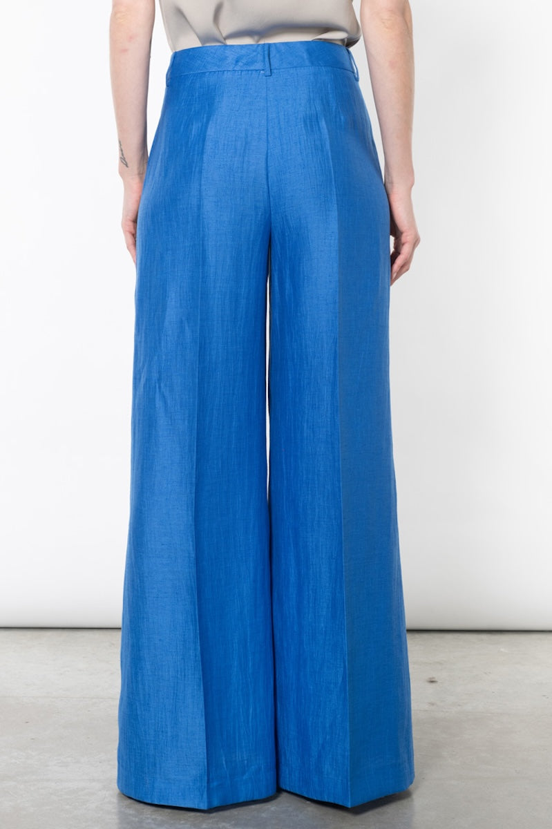 Pantalone palazzo misto lino Kaos Donna